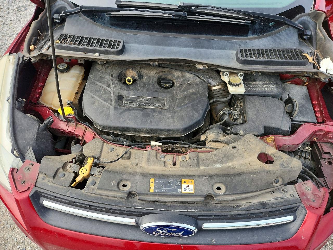 2013 Ford Escape Se Red vin: 1FMCU0G95DUC70227