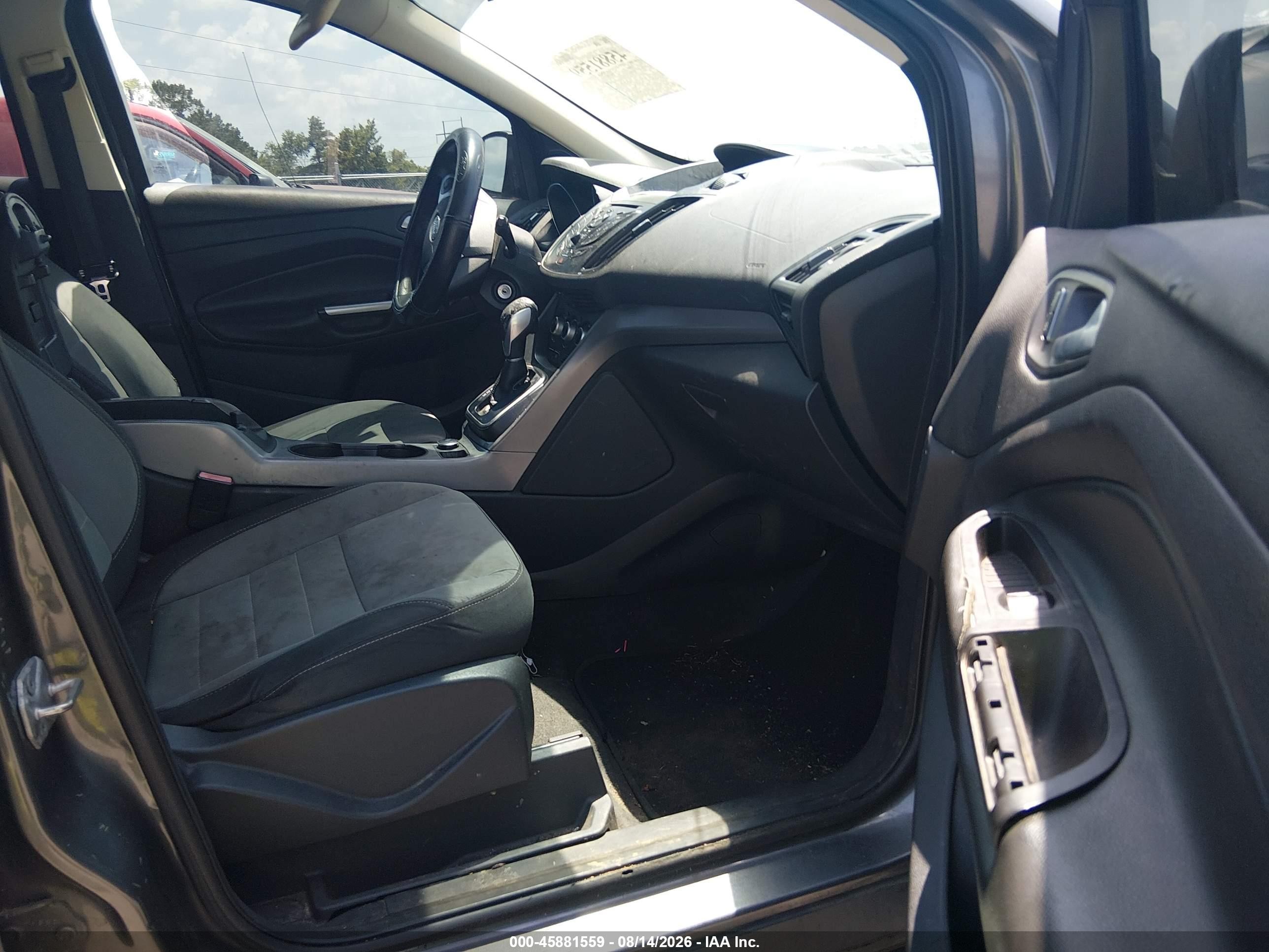 2013 Ford Escape Se Gray vin: 1FMCU0G95DUC82510
