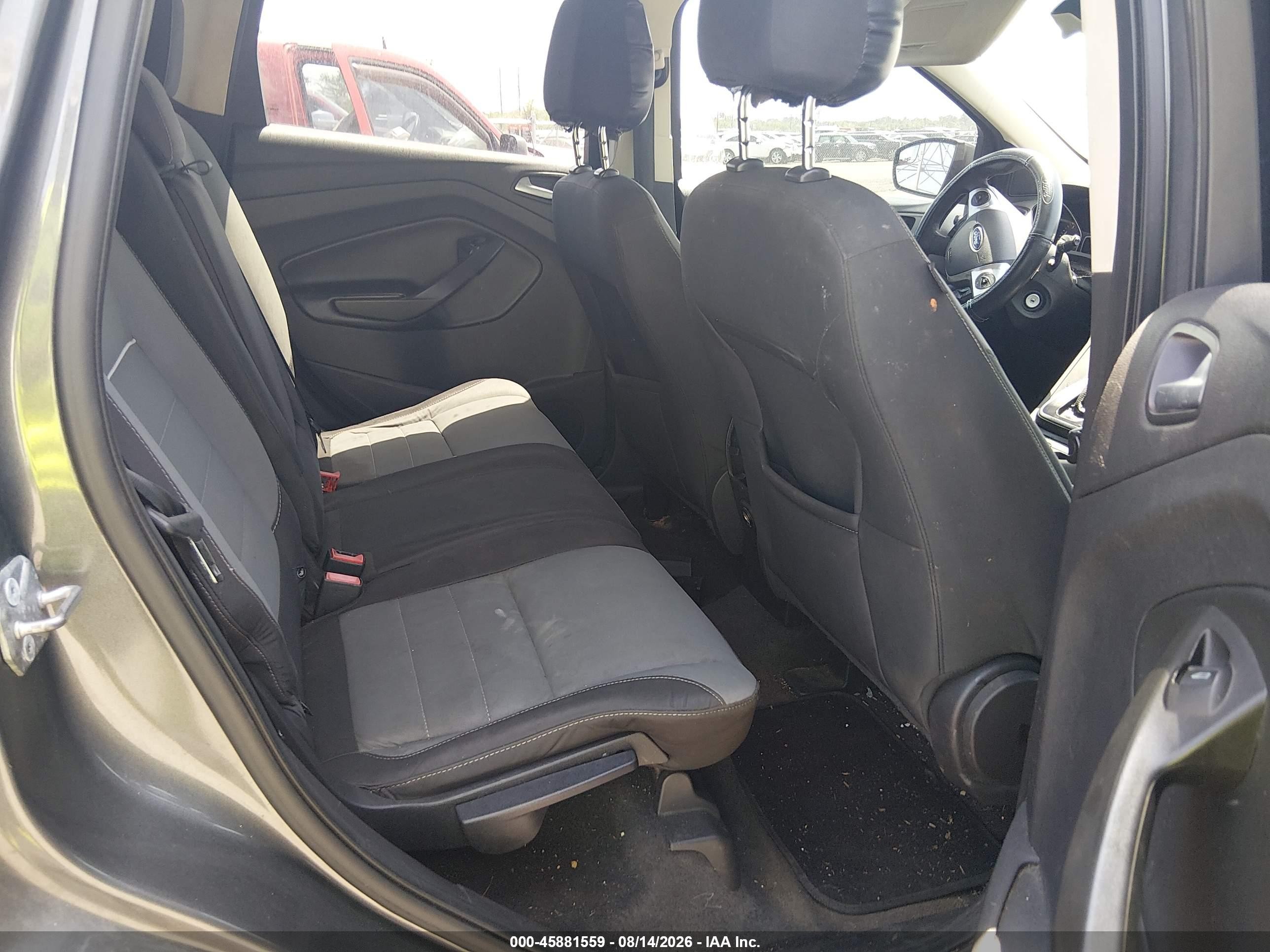 2013 Ford Escape Se Gray vin: 1FMCU0G95DUC82510