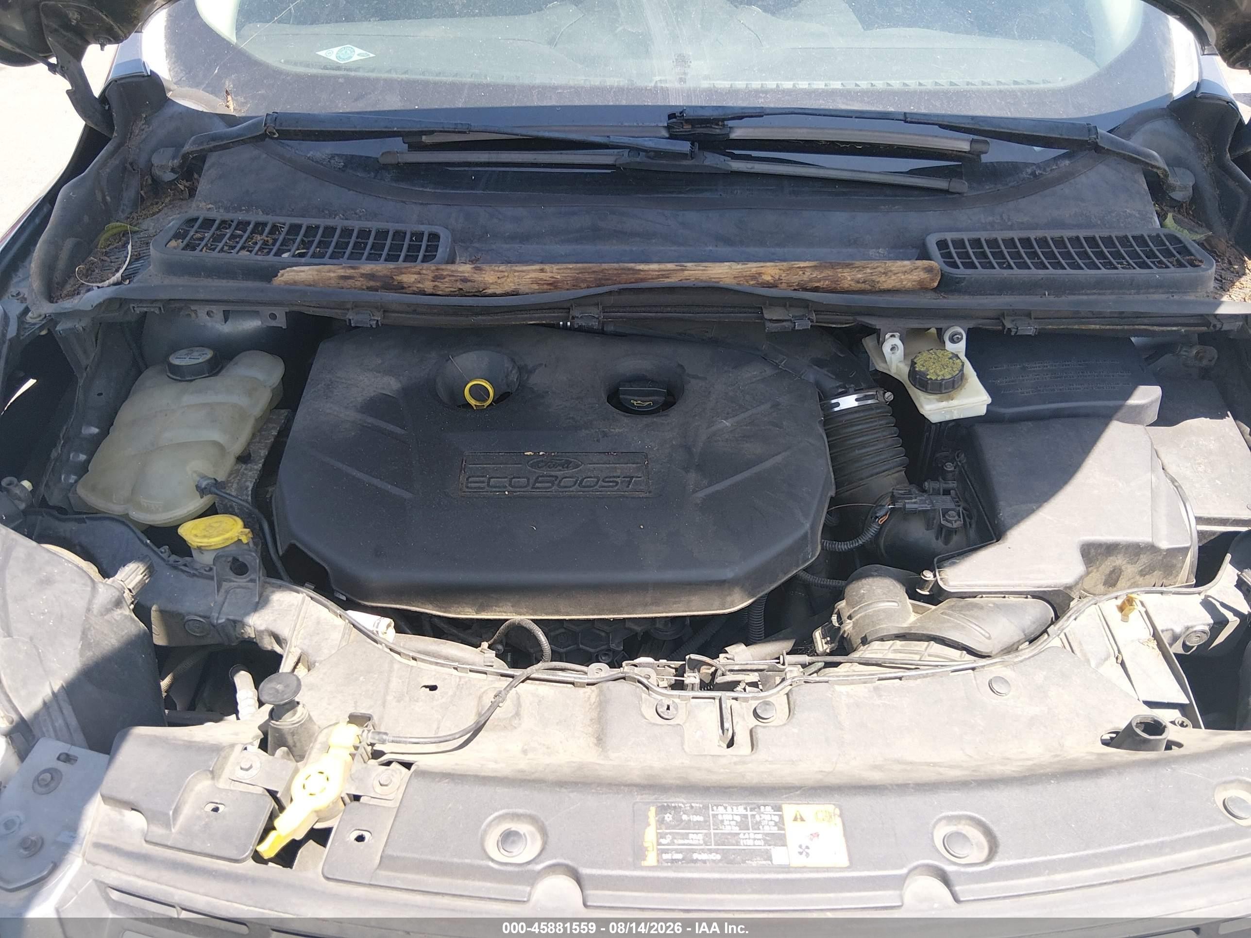 2013 Ford Escape Se Gray vin: 1FMCU0G95DUC82510