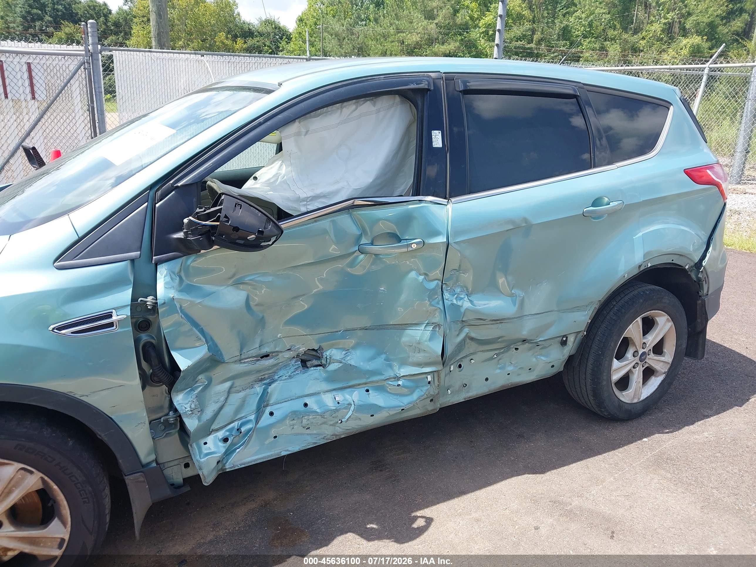 2013 Ford Escape Se Blue vin: 1FMCU0G95DUD32600