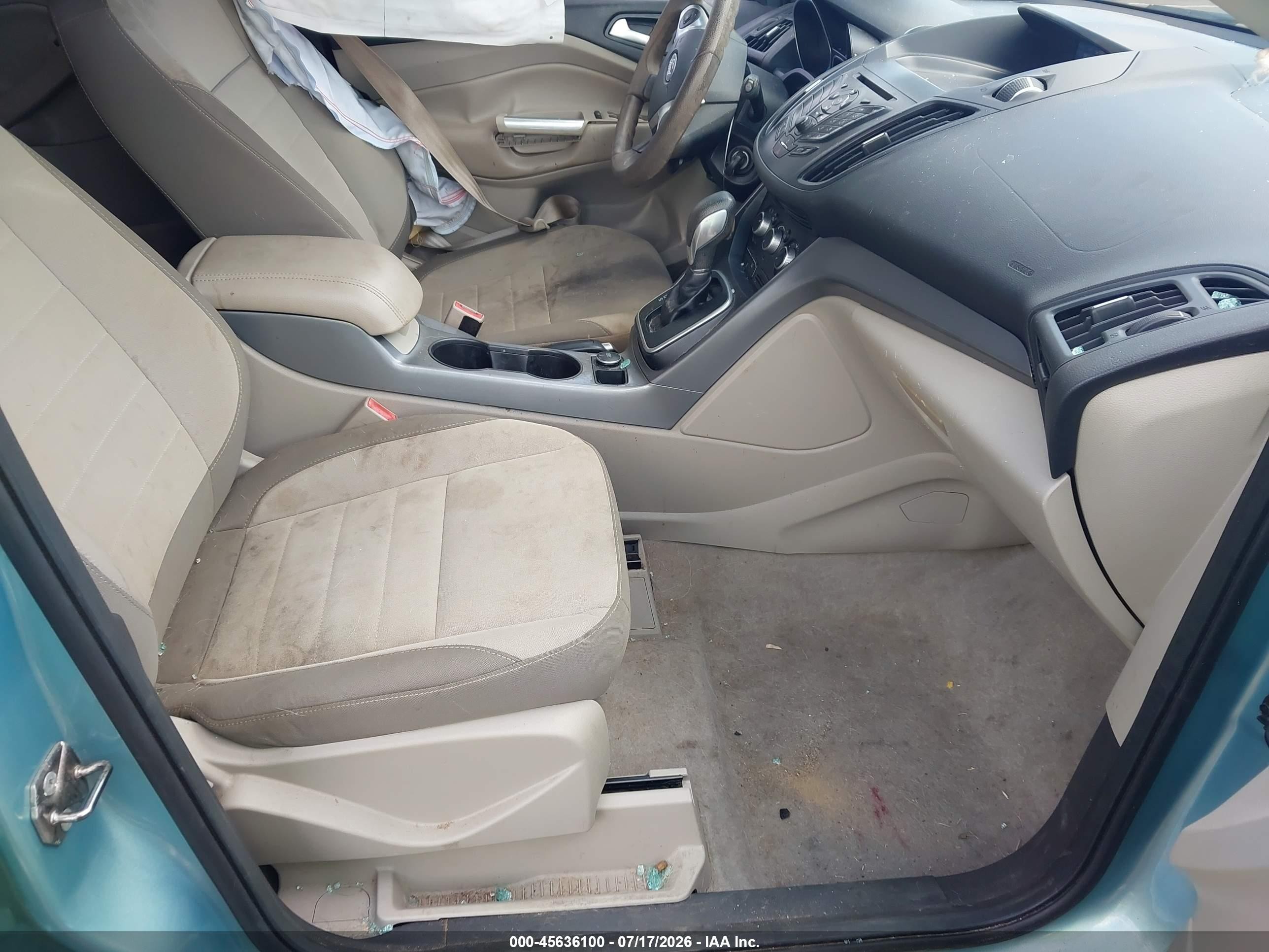 2013 Ford Escape Se Blue vin: 1FMCU0G95DUD32600