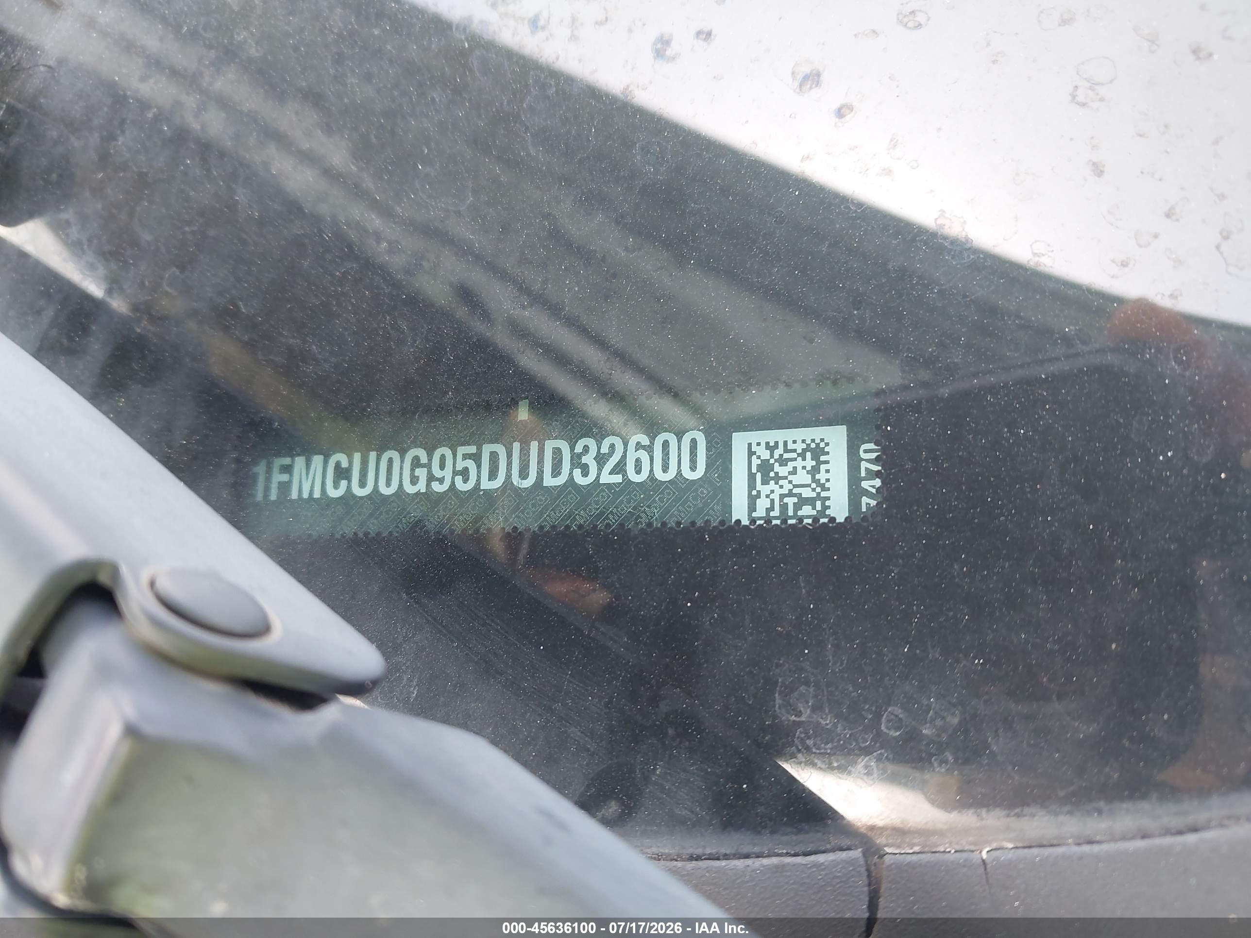 2013 Ford Escape Se Blue vin: 1FMCU0G95DUD32600