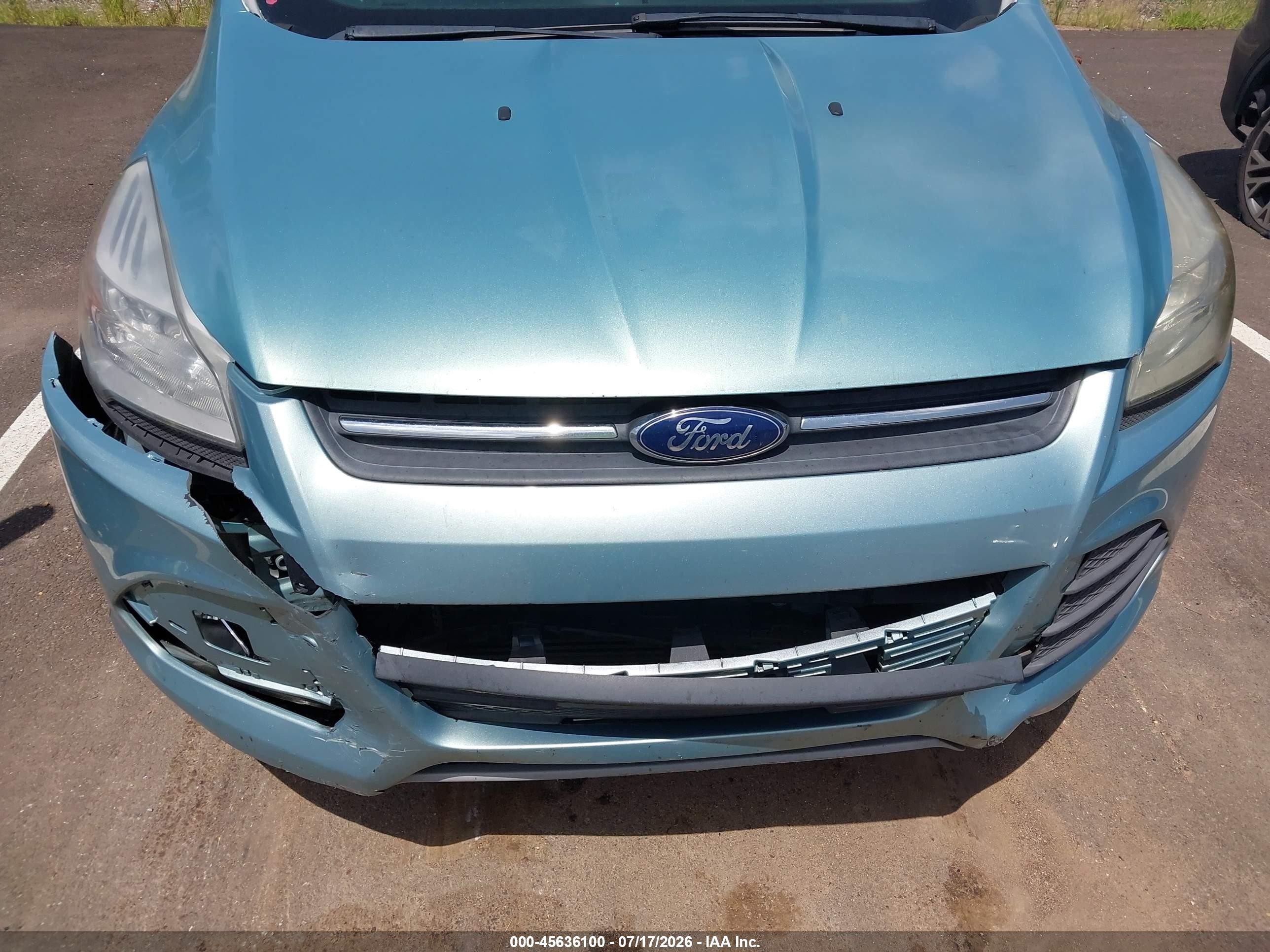 2013 Ford Escape Se Blue vin: 1FMCU0G95DUD32600