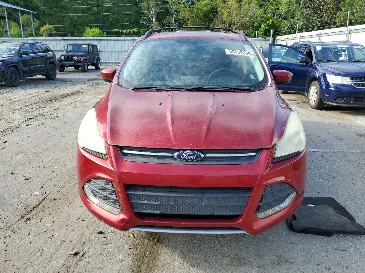 2013 Ford Escape Se Maroon vin: 1FMCU0G95DUD48764