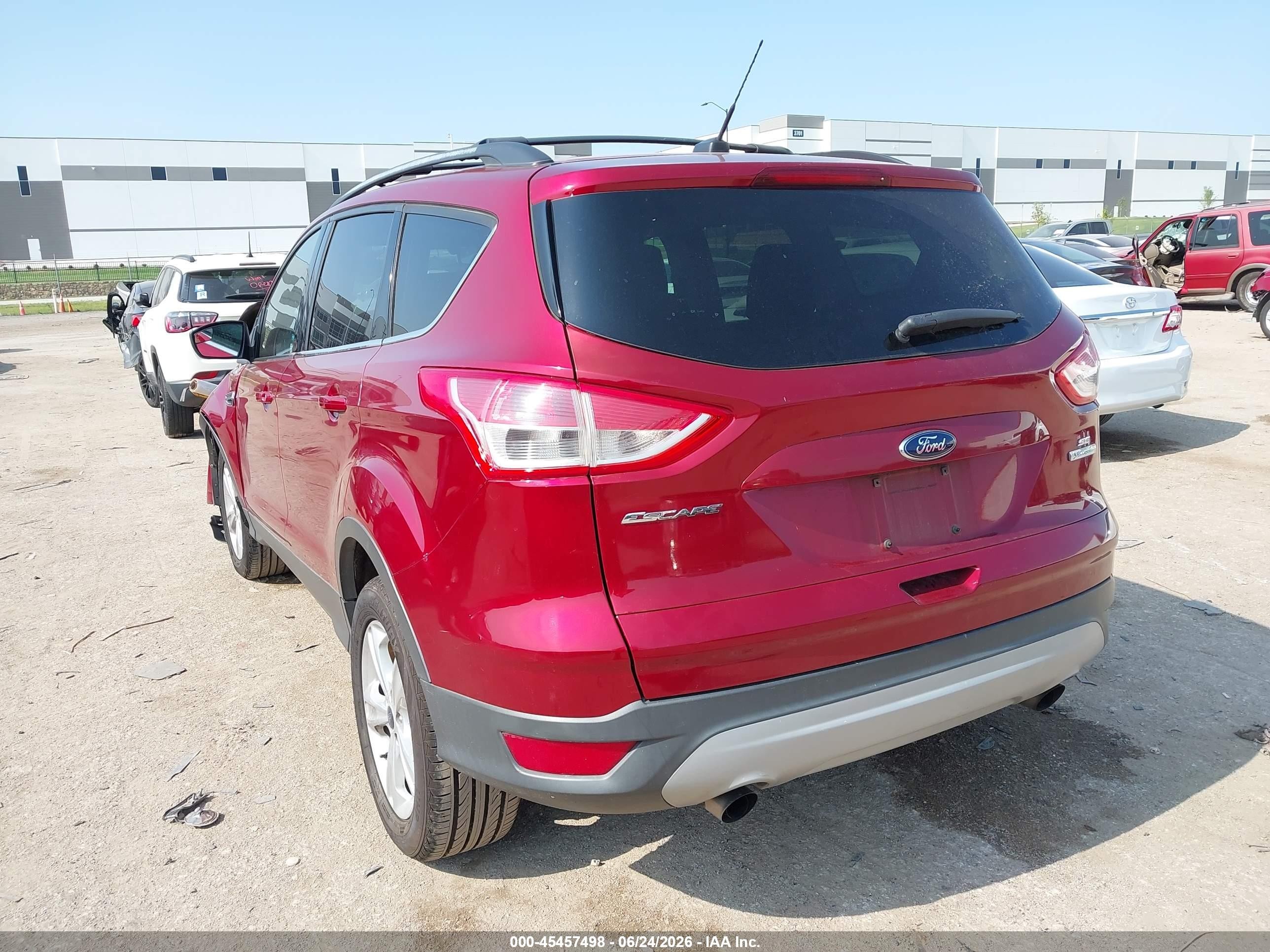 2013 Ford Escape Se Red vin: 1FMCU0G95DUD77519