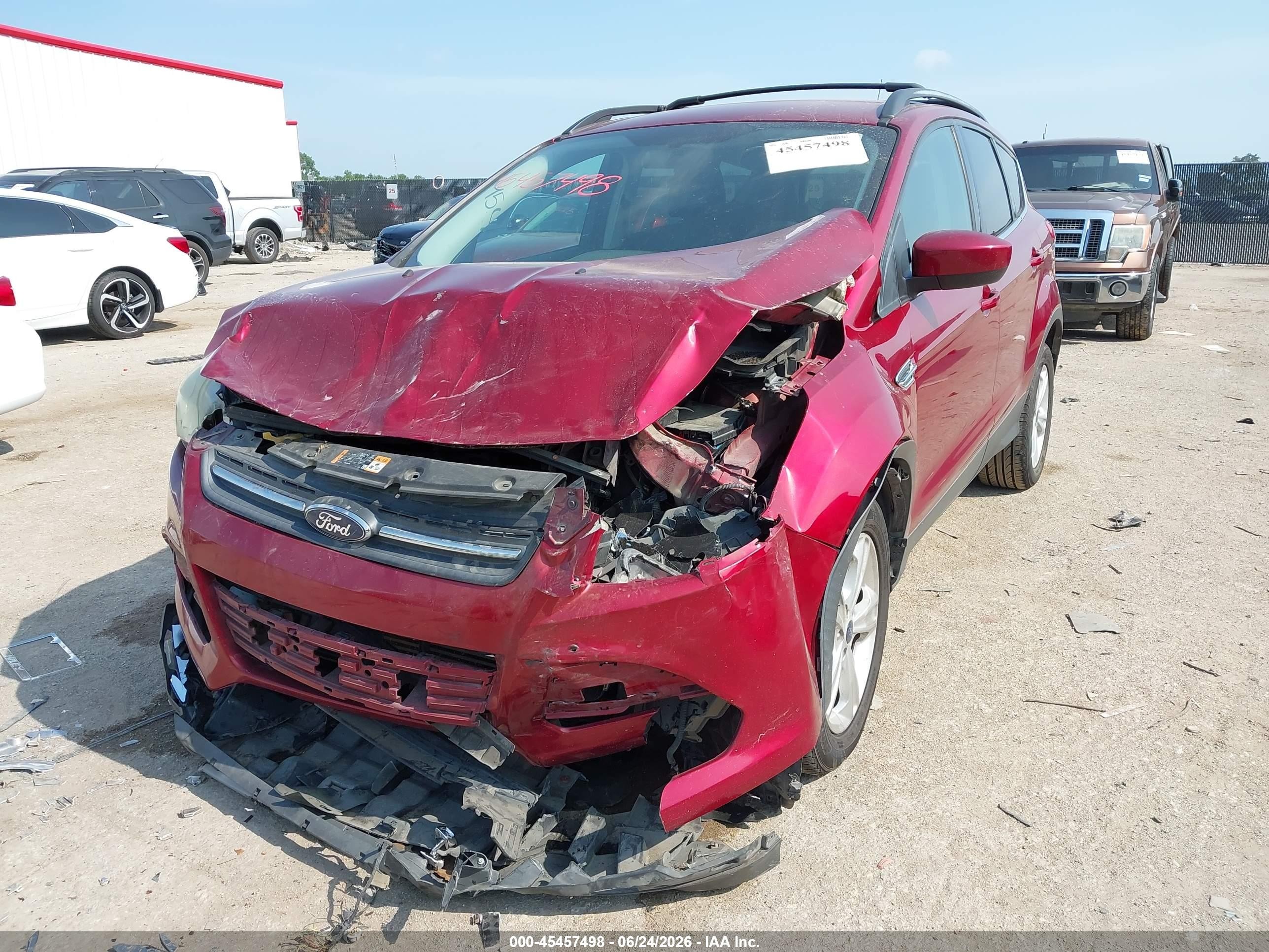 2013 Ford Escape Se Red vin: 1FMCU0G95DUD77519