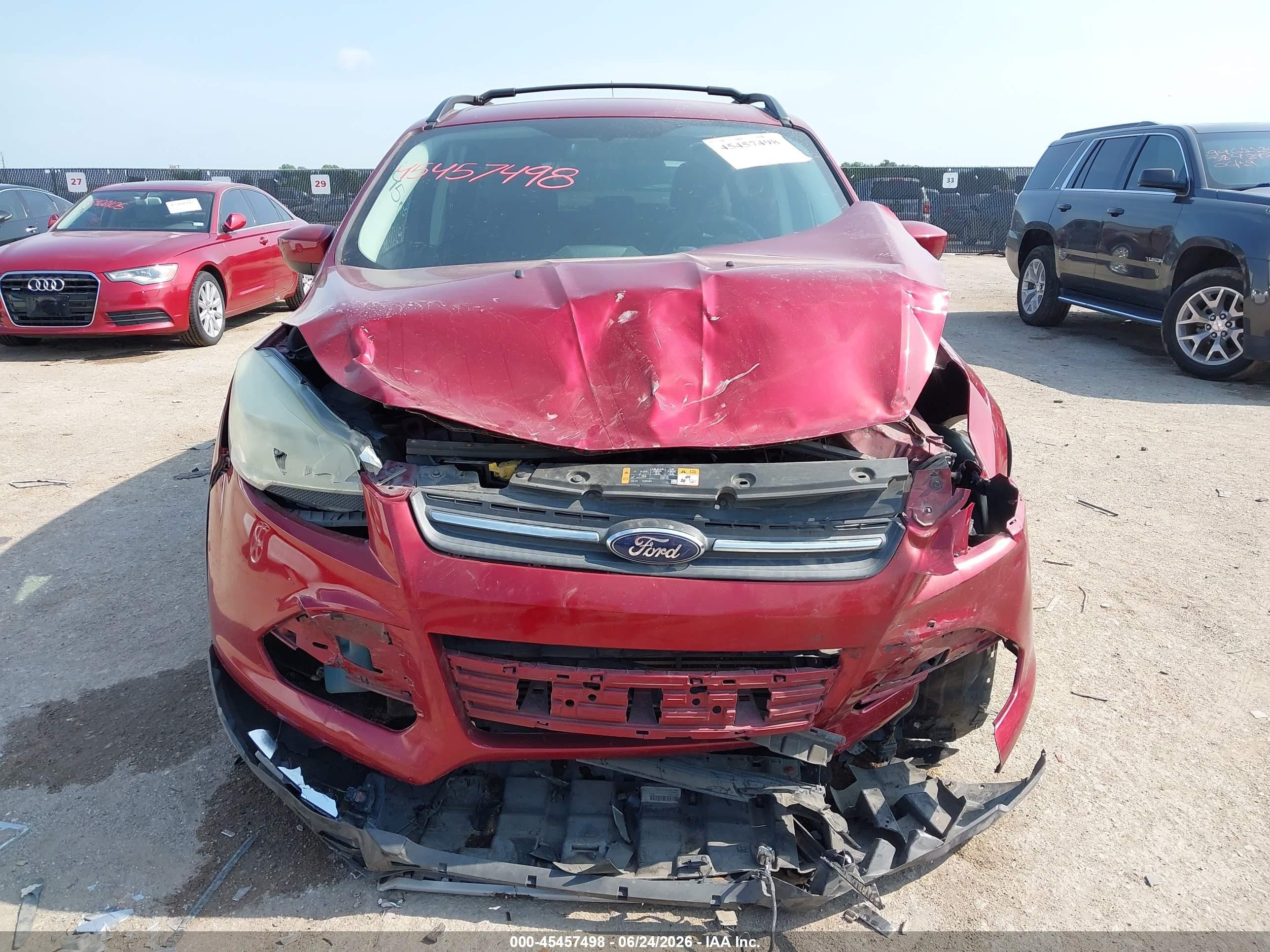 2013 Ford Escape Se Red vin: 1FMCU0G95DUD77519
