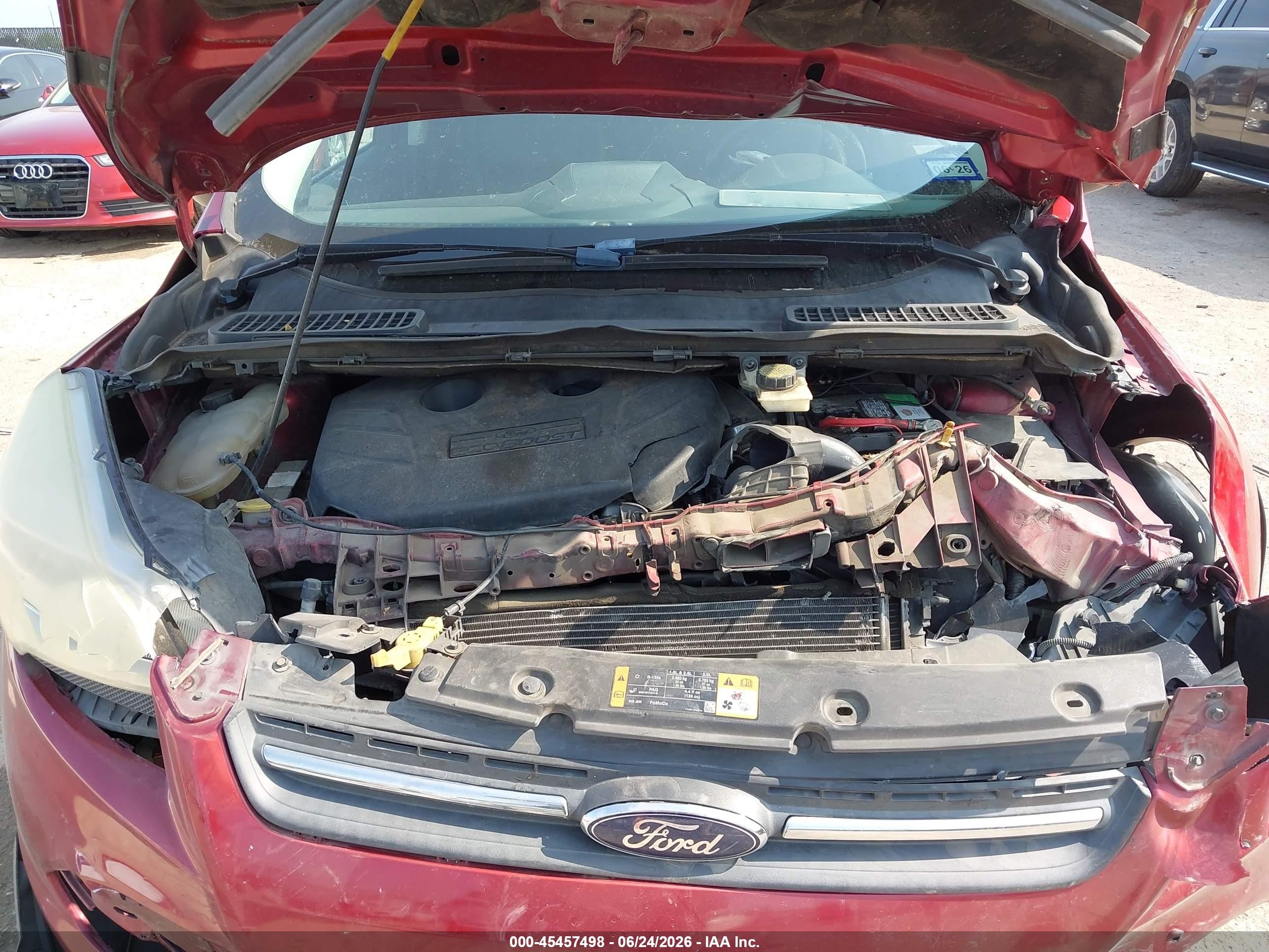 2013 Ford Escape Se Red vin: 1FMCU0G95DUD77519