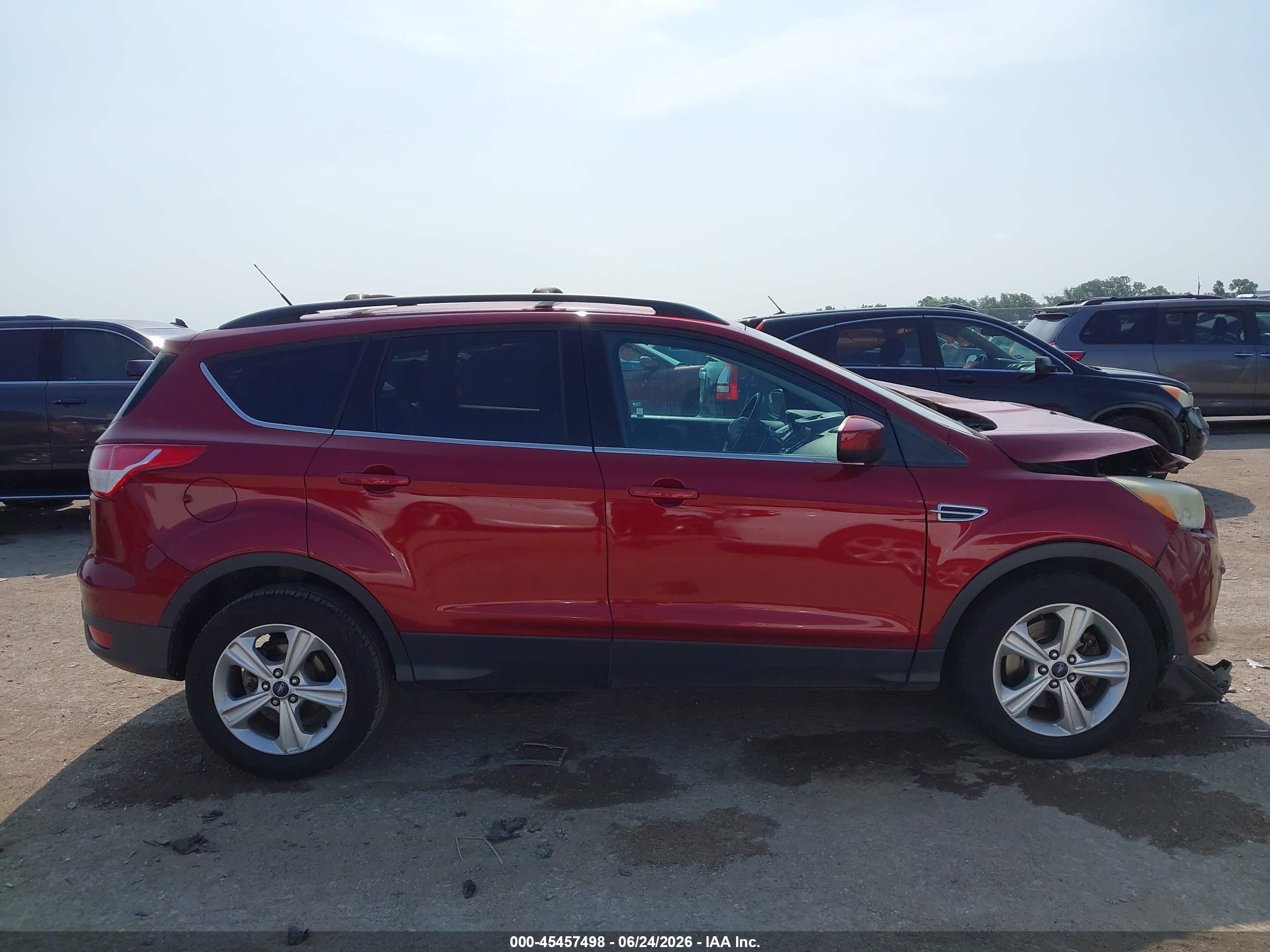 2013 Ford Escape Se Red vin: 1FMCU0G95DUD77519