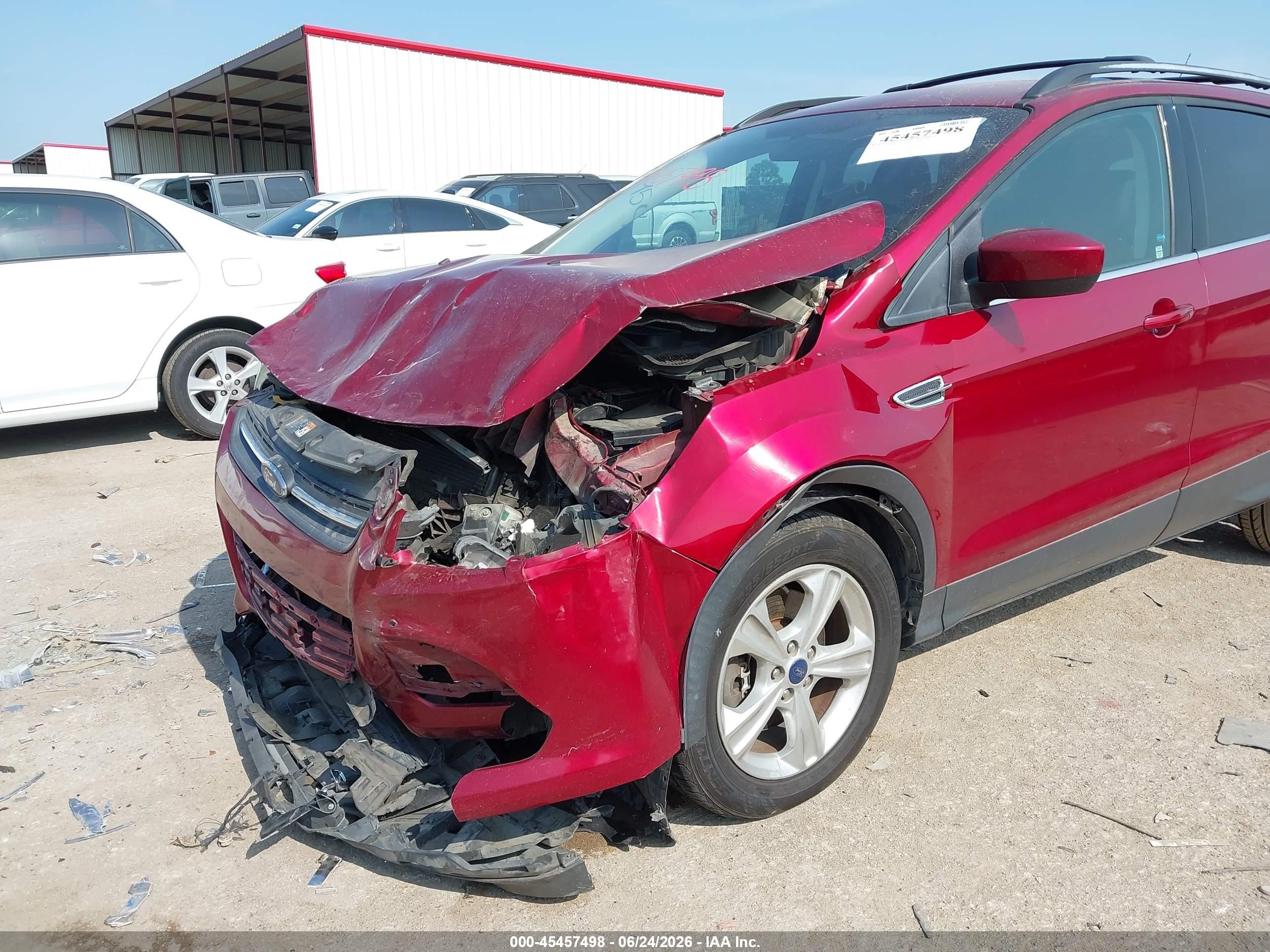 2013 Ford Escape Se Red vin: 1FMCU0G95DUD77519