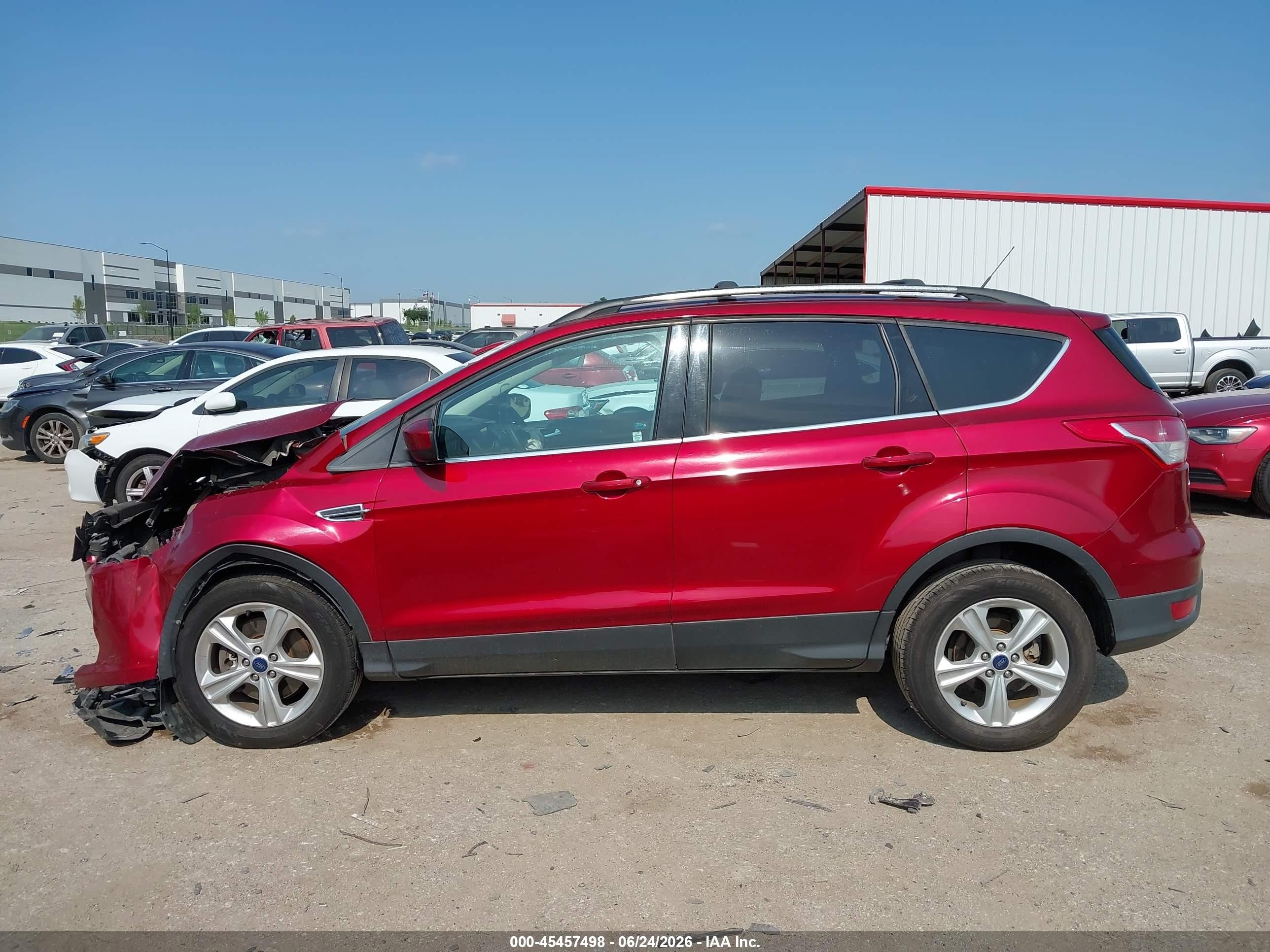 2013 Ford Escape Se Red vin: 1FMCU0G95DUD77519