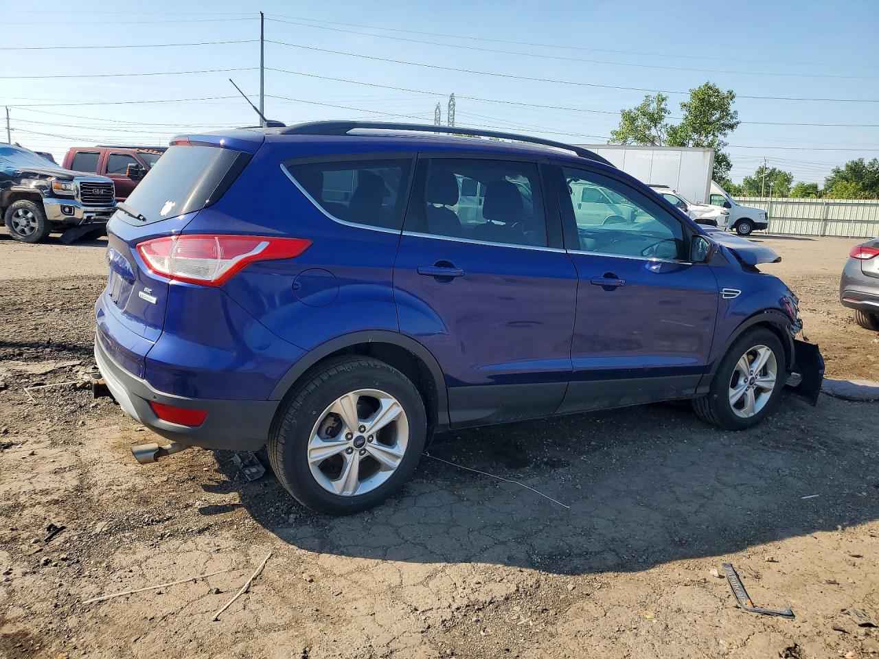 2014 Ford Escape Se Blue vin: 1FMCU0G95EUA44643