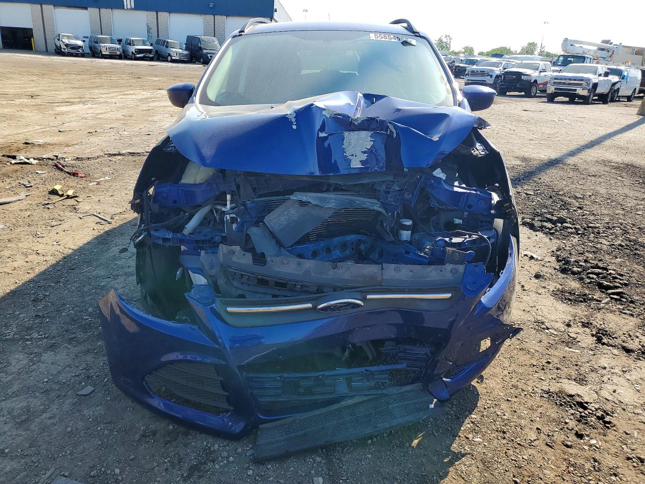 2014 Ford Escape Se Blue vin: 1FMCU0G95EUA44643