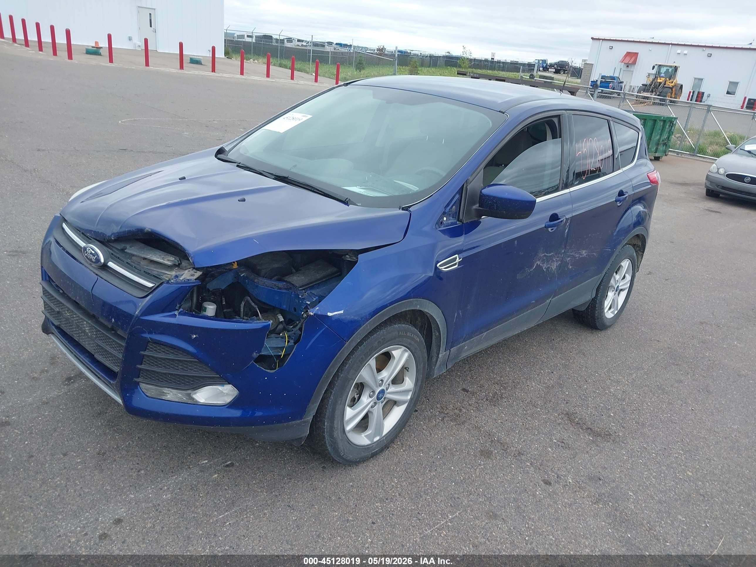 2014 Ford Escape Se Blue vin: 1FMCU0G95EUA53276