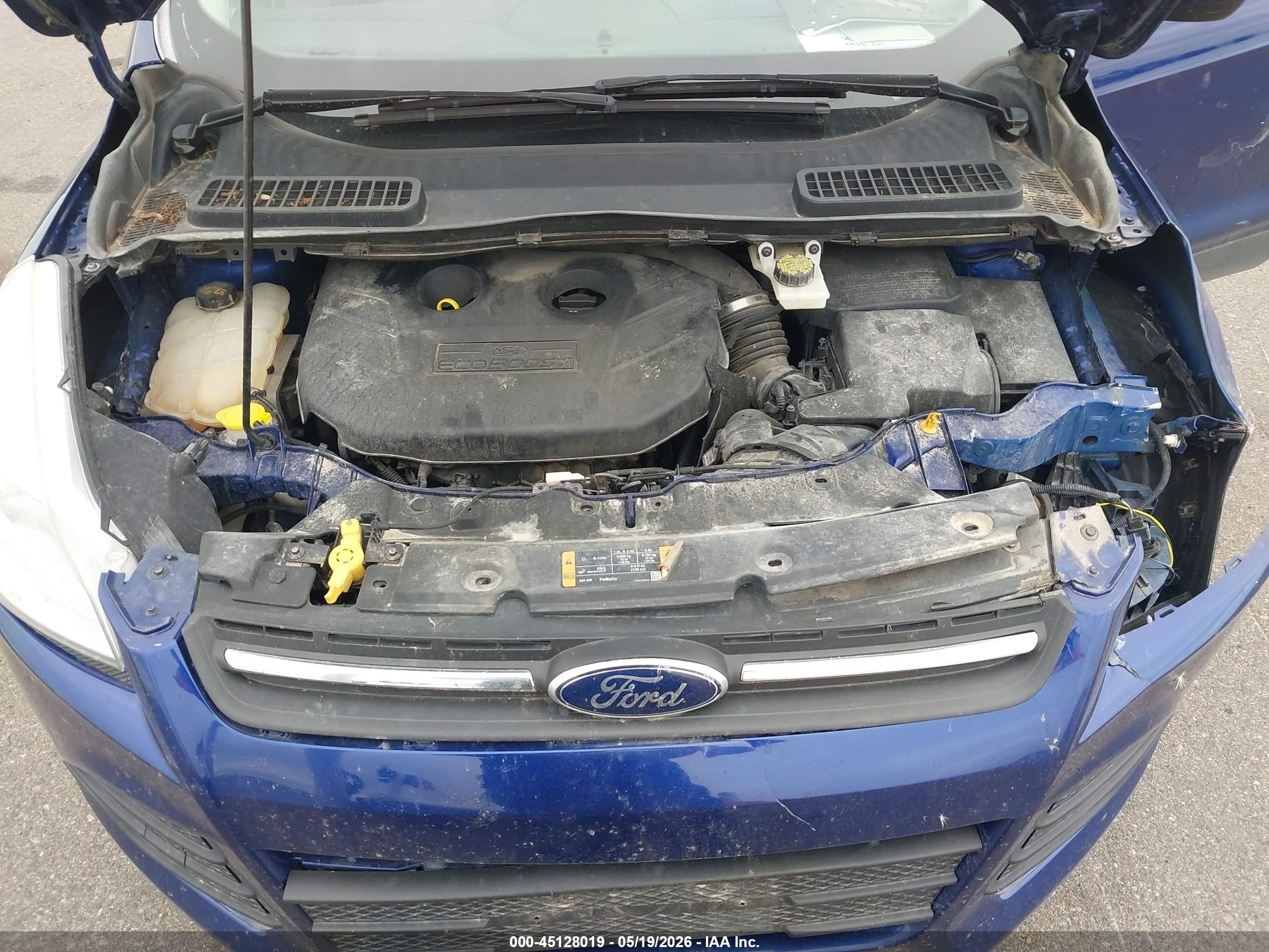 2014 Ford Escape Se Blue vin: 1FMCU0G95EUA53276