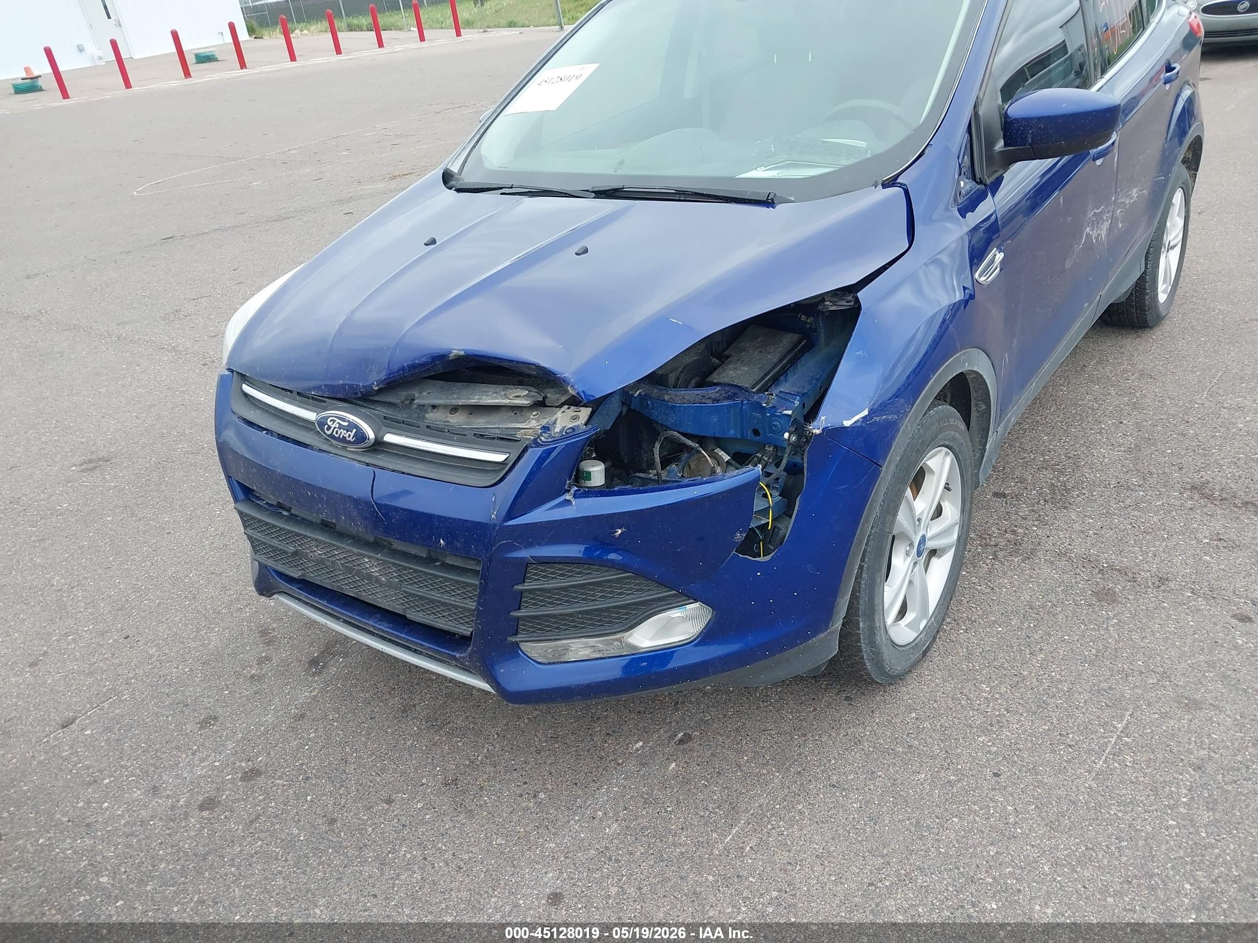 2014 Ford Escape Se Blue vin: 1FMCU0G95EUA53276