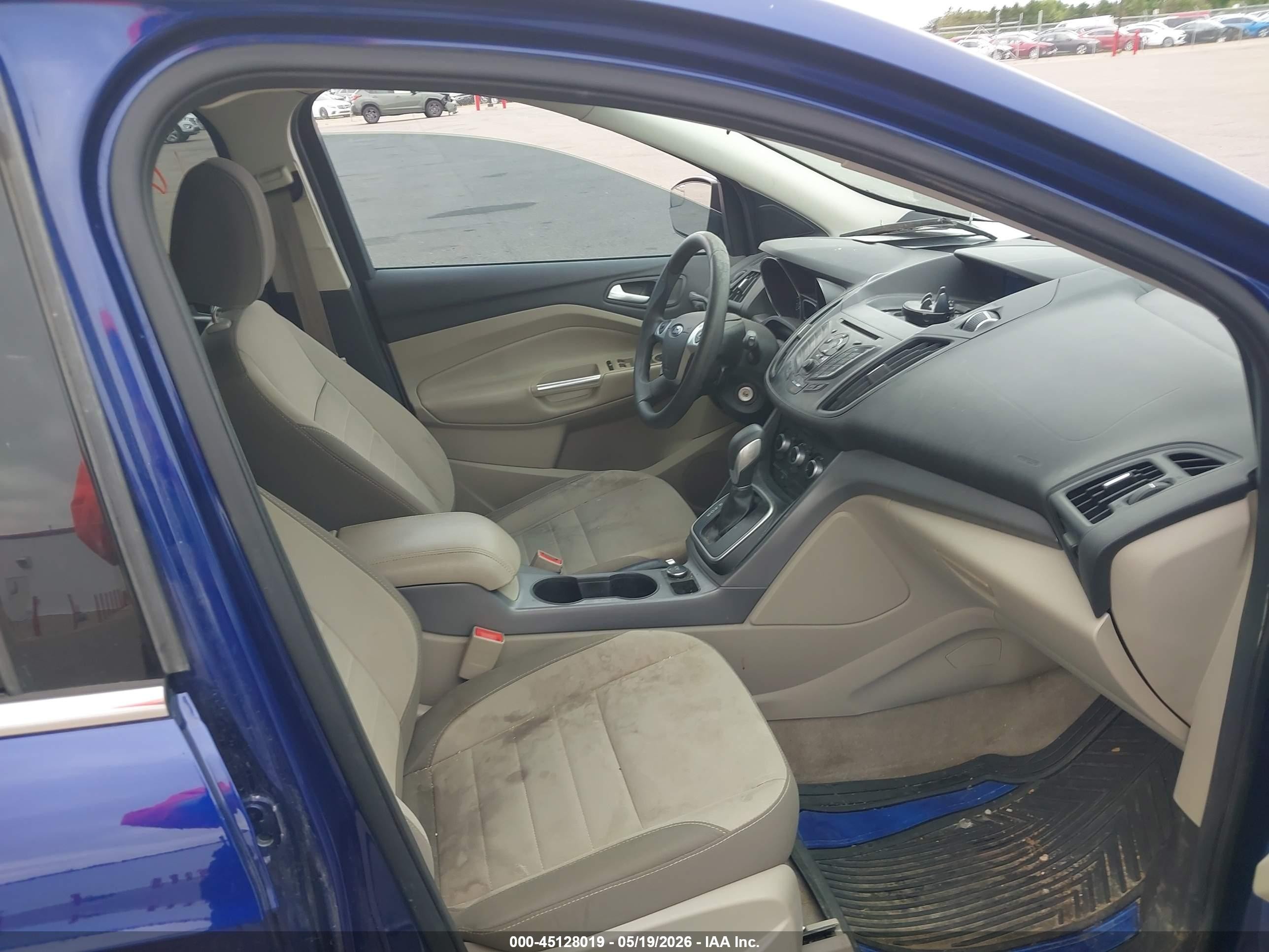 2014 Ford Escape Se Blue vin: 1FMCU0G95EUA53276