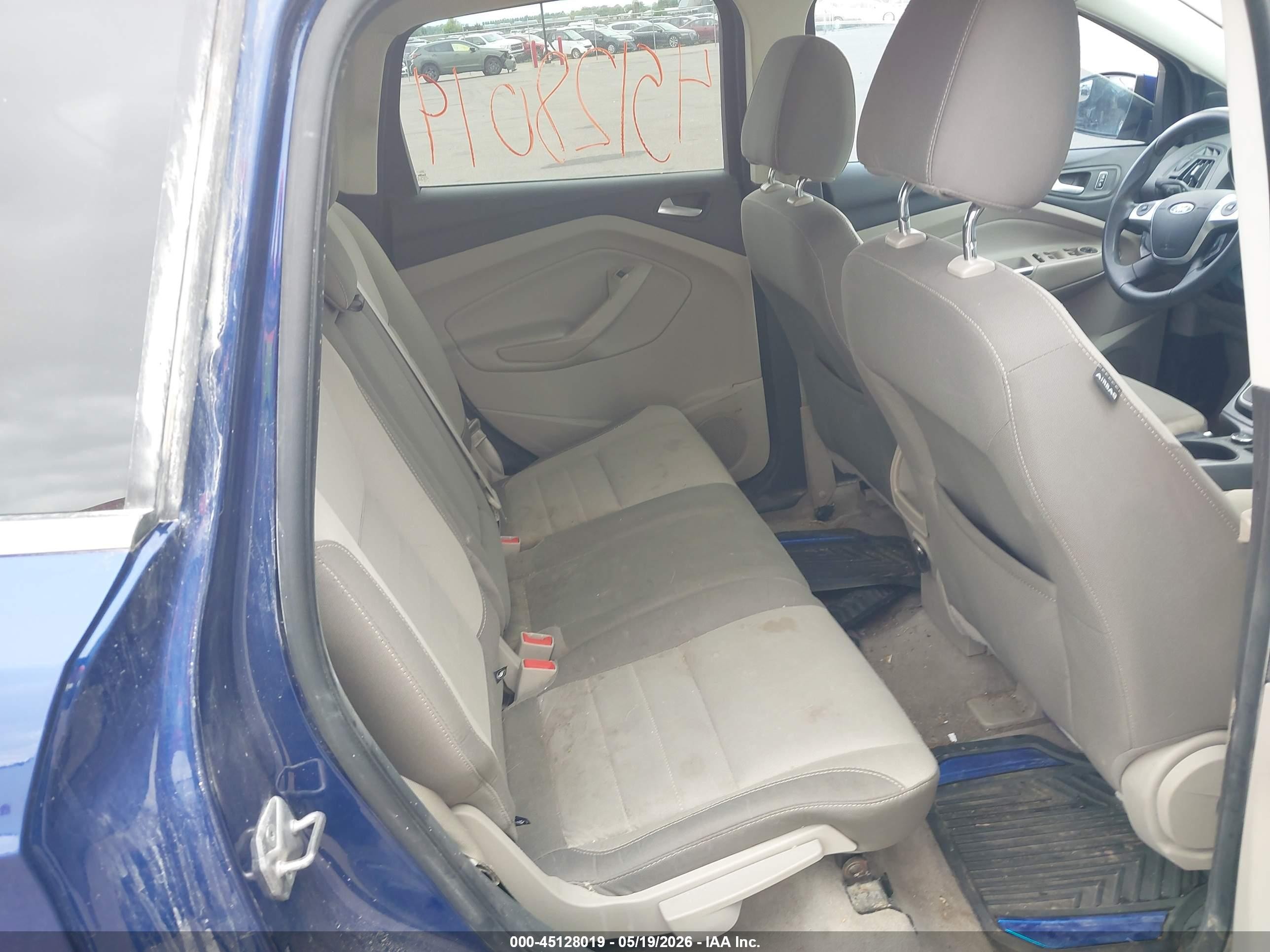 2014 Ford Escape Se Blue vin: 1FMCU0G95EUA53276