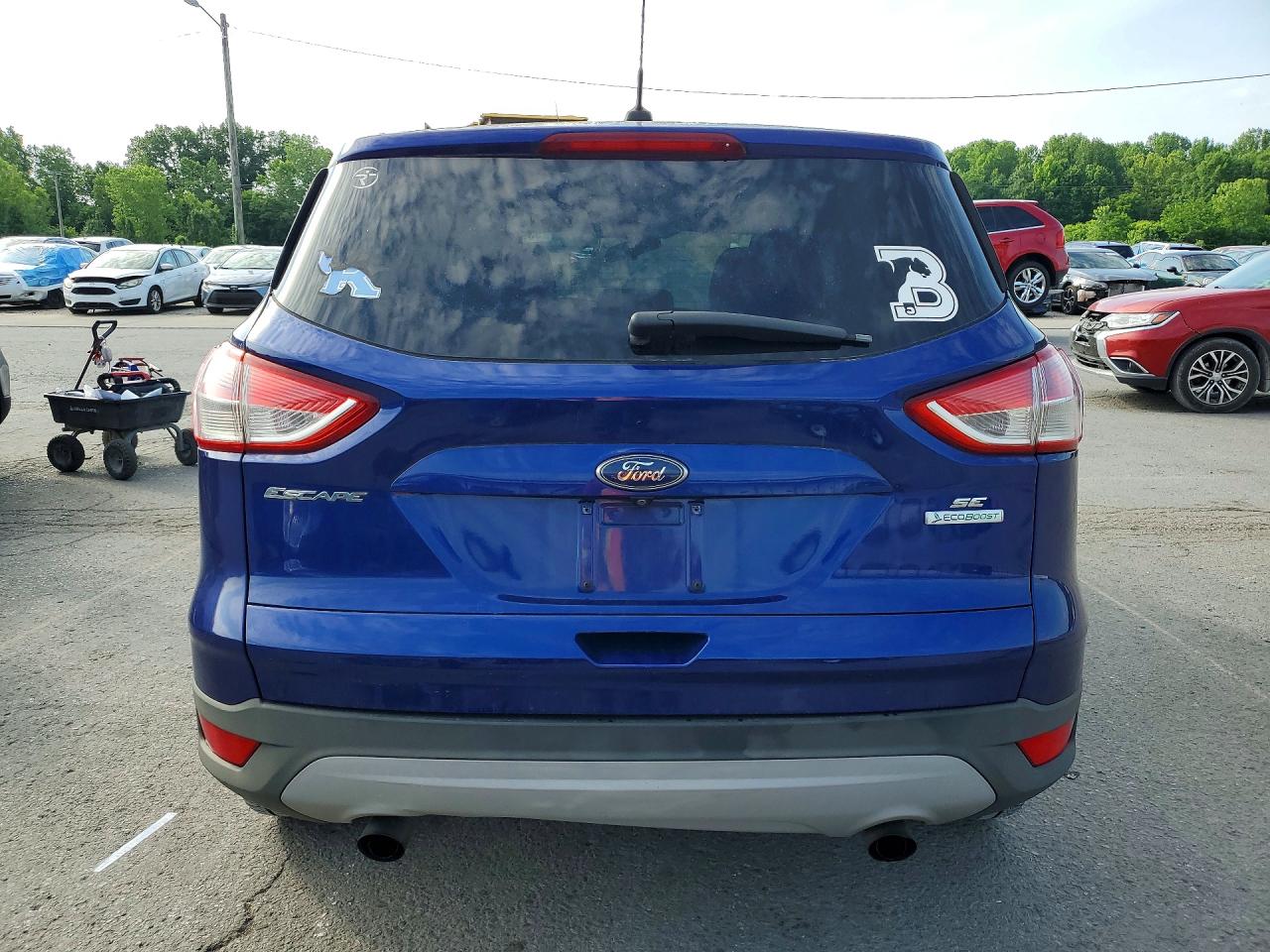 2014 Ford Escape Se Blue vin: 1FMCU0G95EUA54864