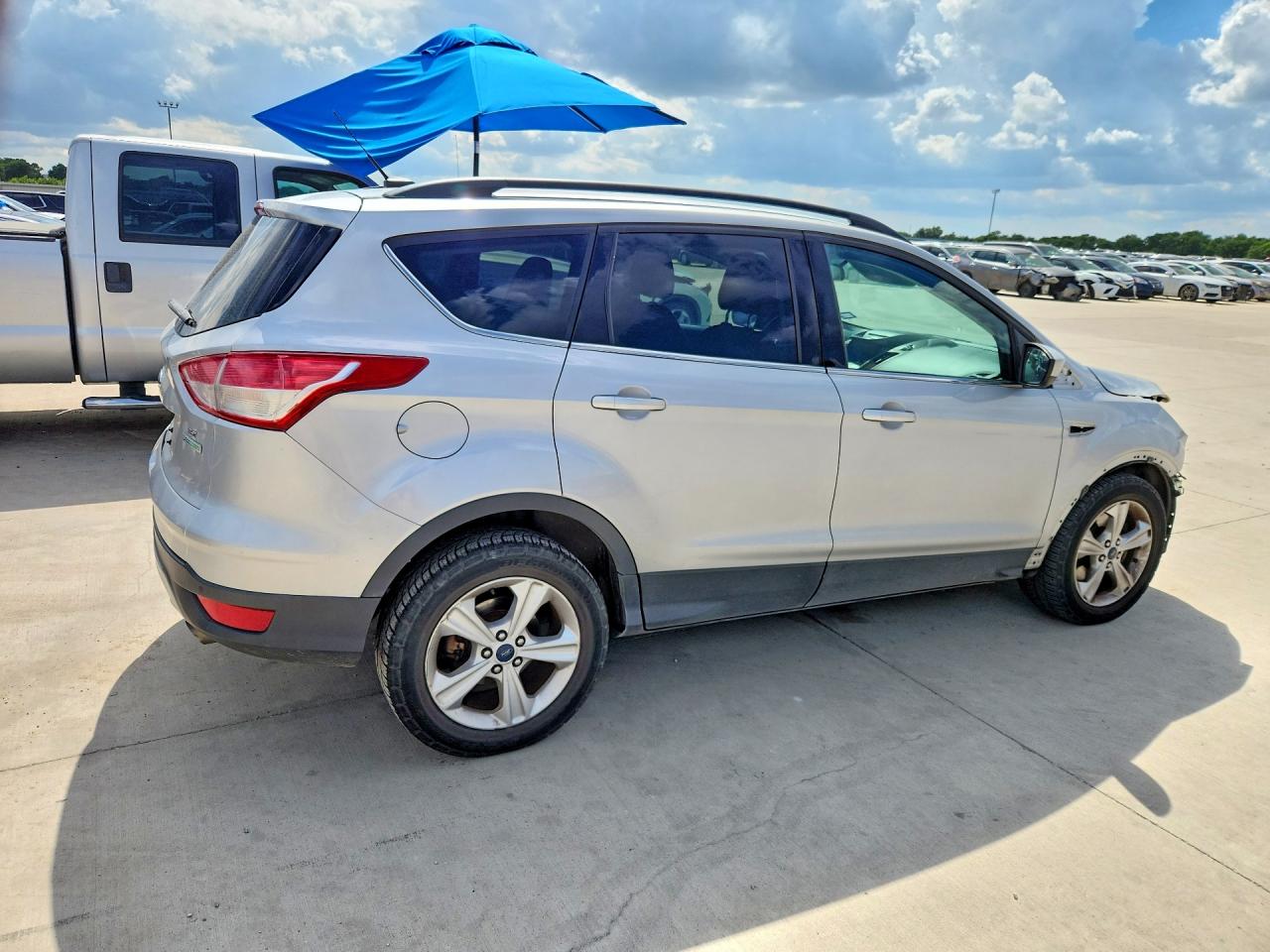 2014 Ford Escape Se Silver vin: 1FMCU0G95EUB71473