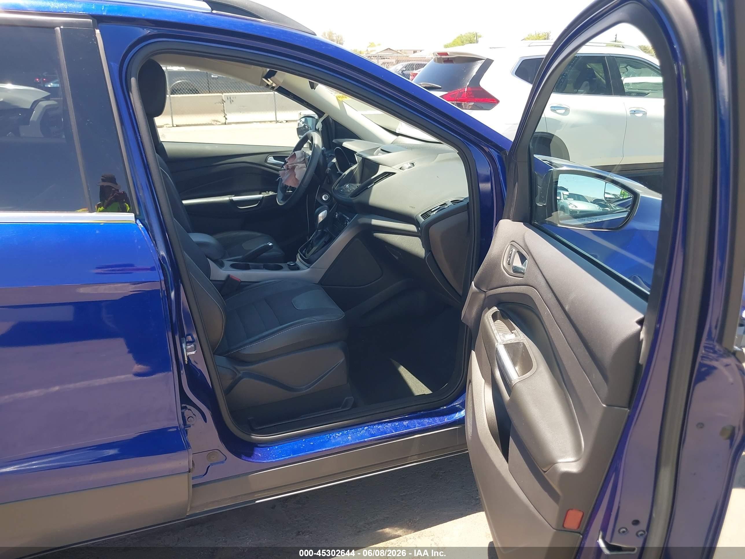 2014 Ford Escape Se Blue vin: 1FMCU0G95EUC74232