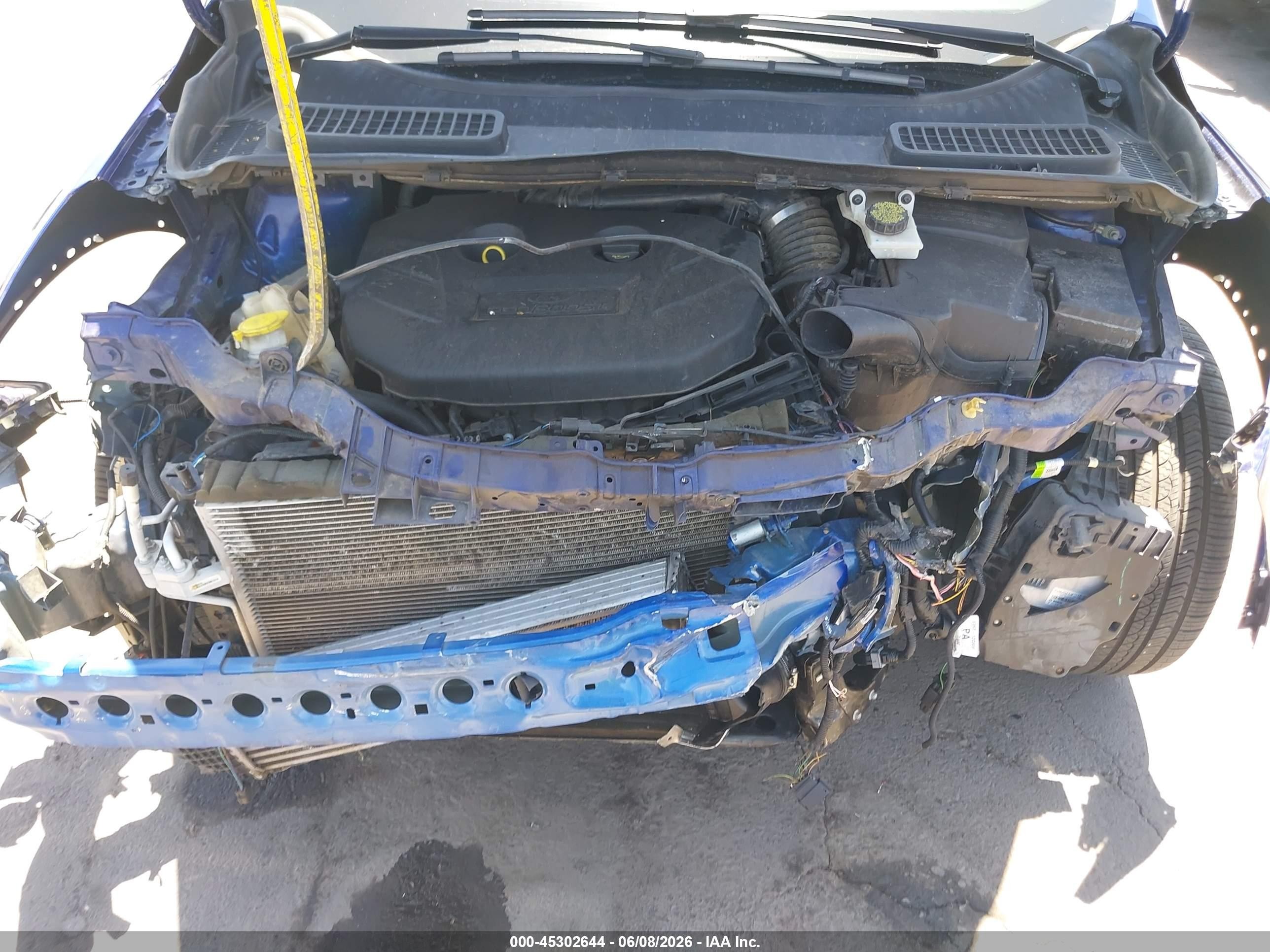 2014 Ford Escape Se Blue vin: 1FMCU0G95EUC74232