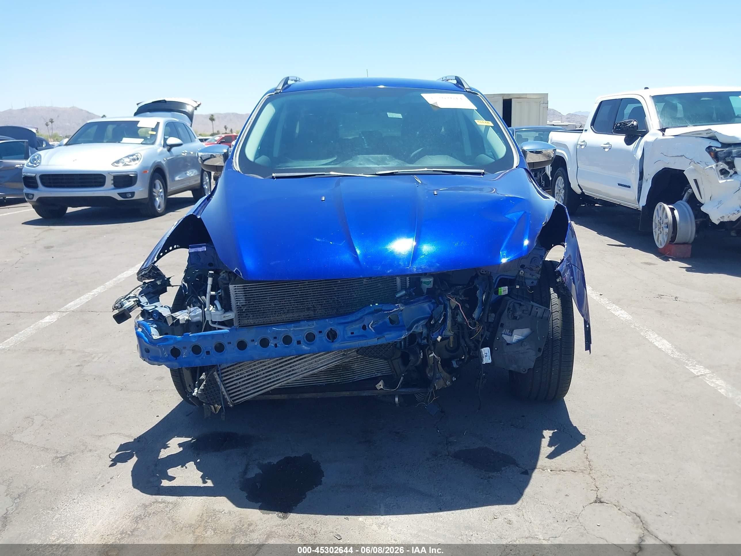 2014 Ford Escape Se Blue vin: 1FMCU0G95EUC74232