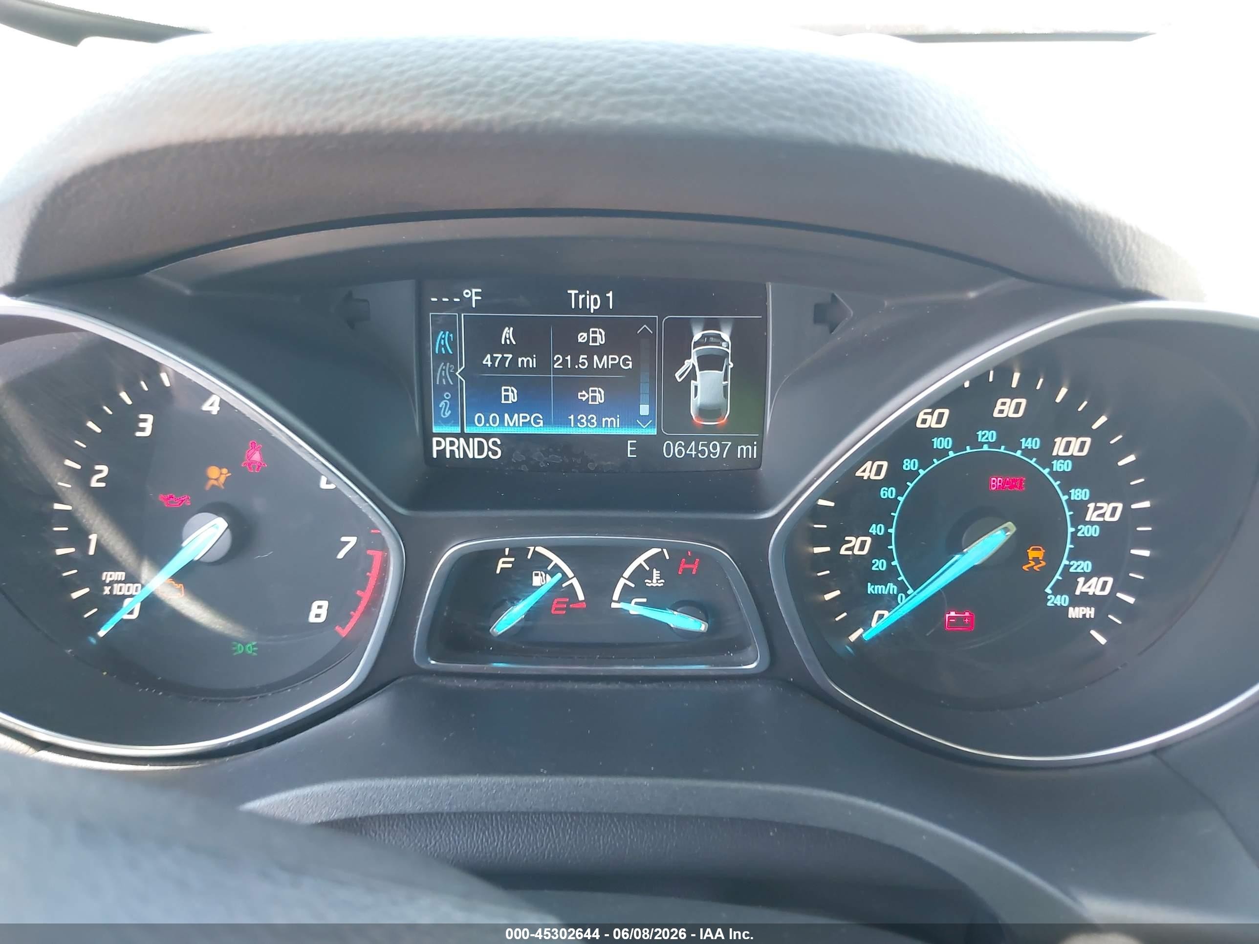 2014 Ford Escape Se Blue vin: 1FMCU0G95EUC74232