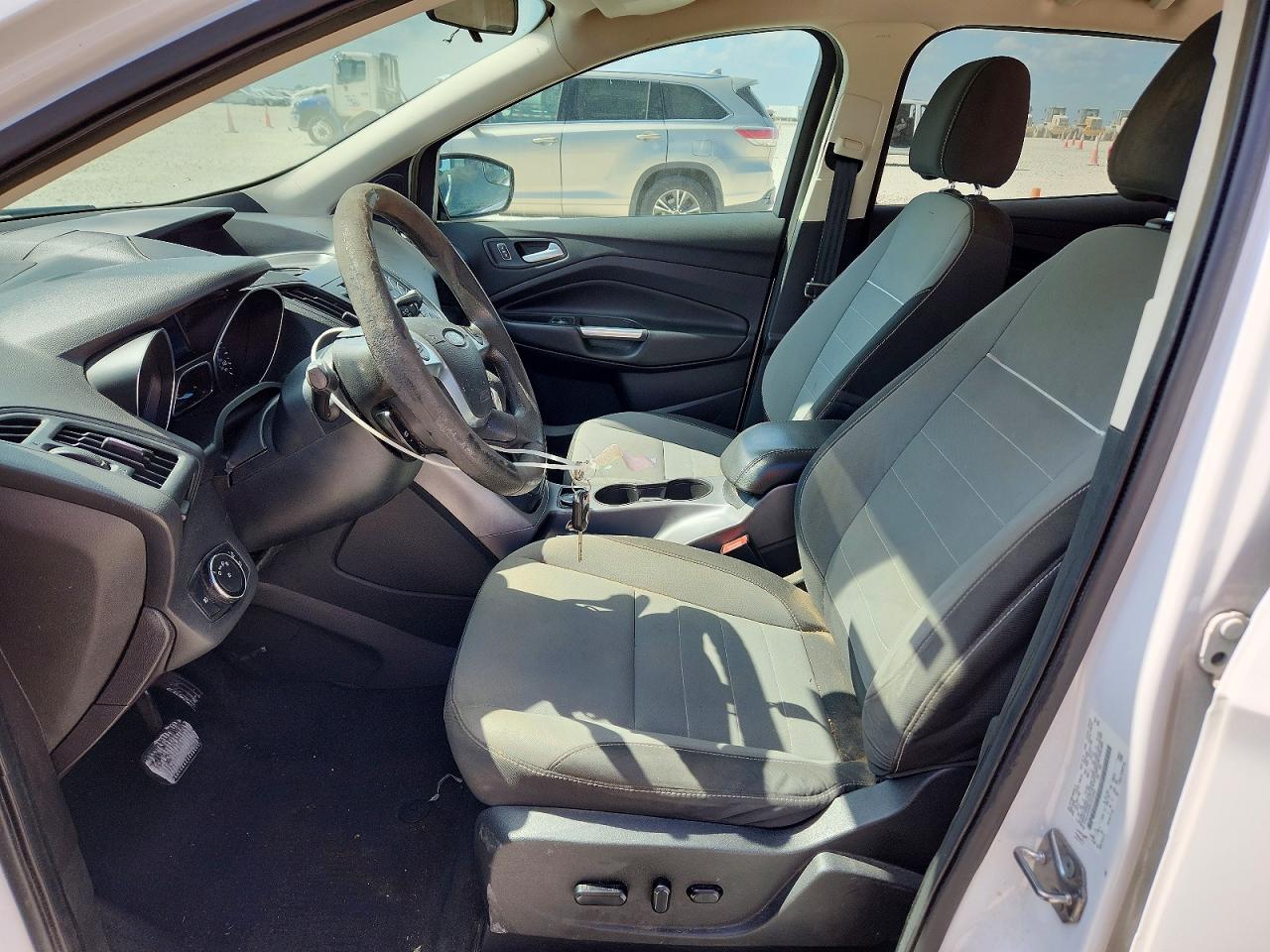 2014 Ford Escape Se White vin: 1FMCU0G95EUD32940