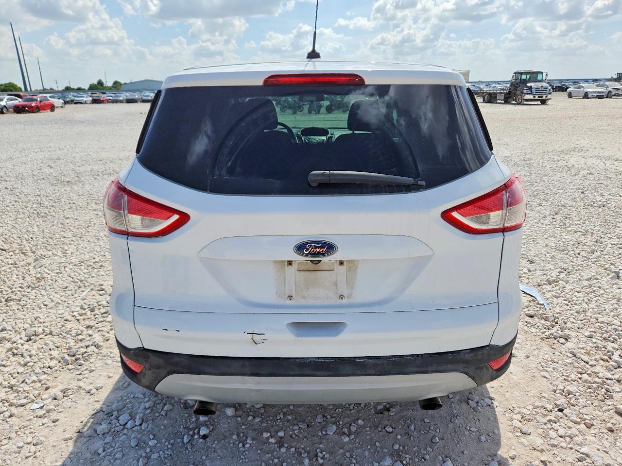 2014 Ford Escape Se White vin: 1FMCU0G95EUD32940