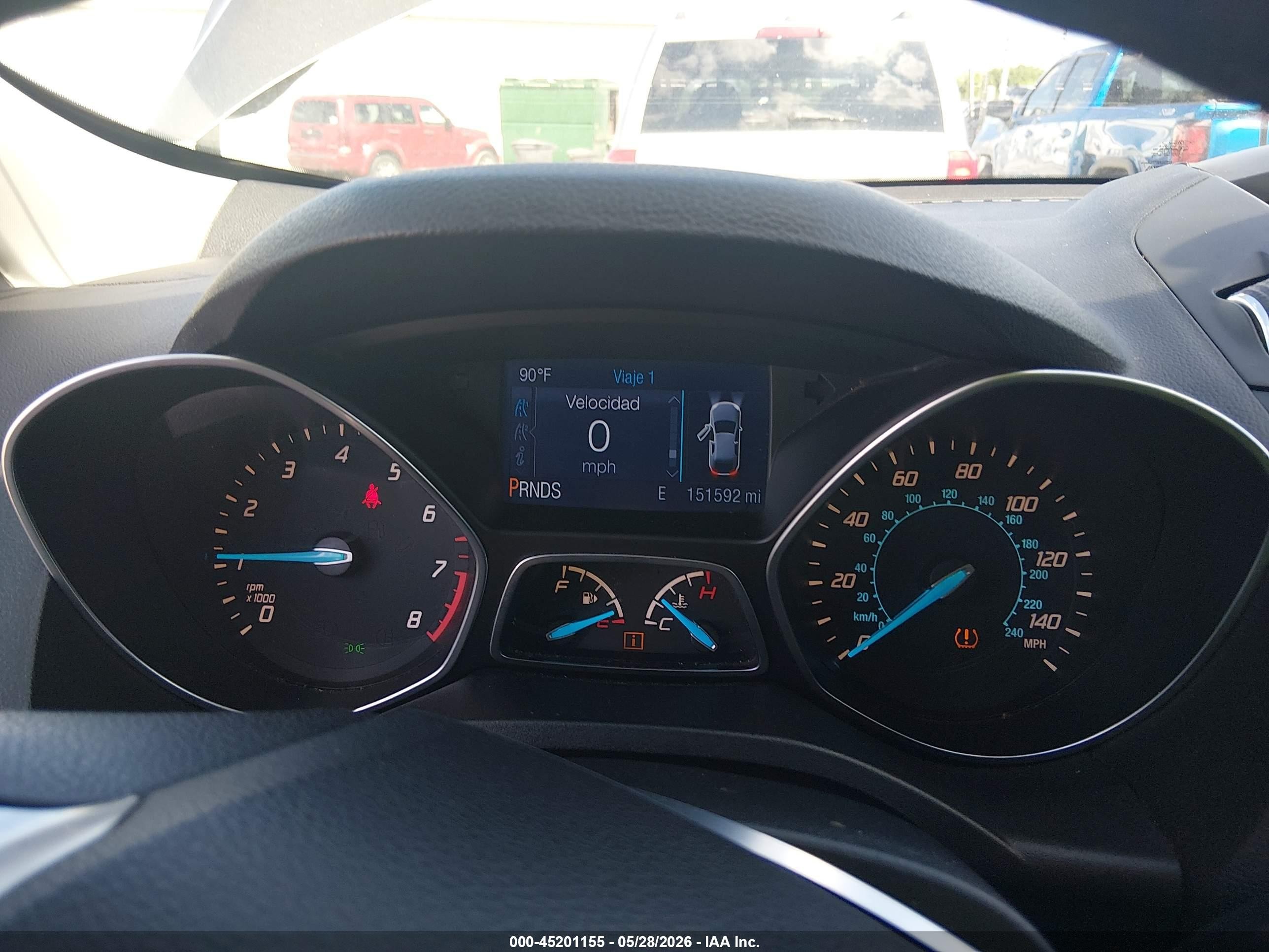 2014 Ford Escape Se Gray vin: 1FMCU0G95EUD73276