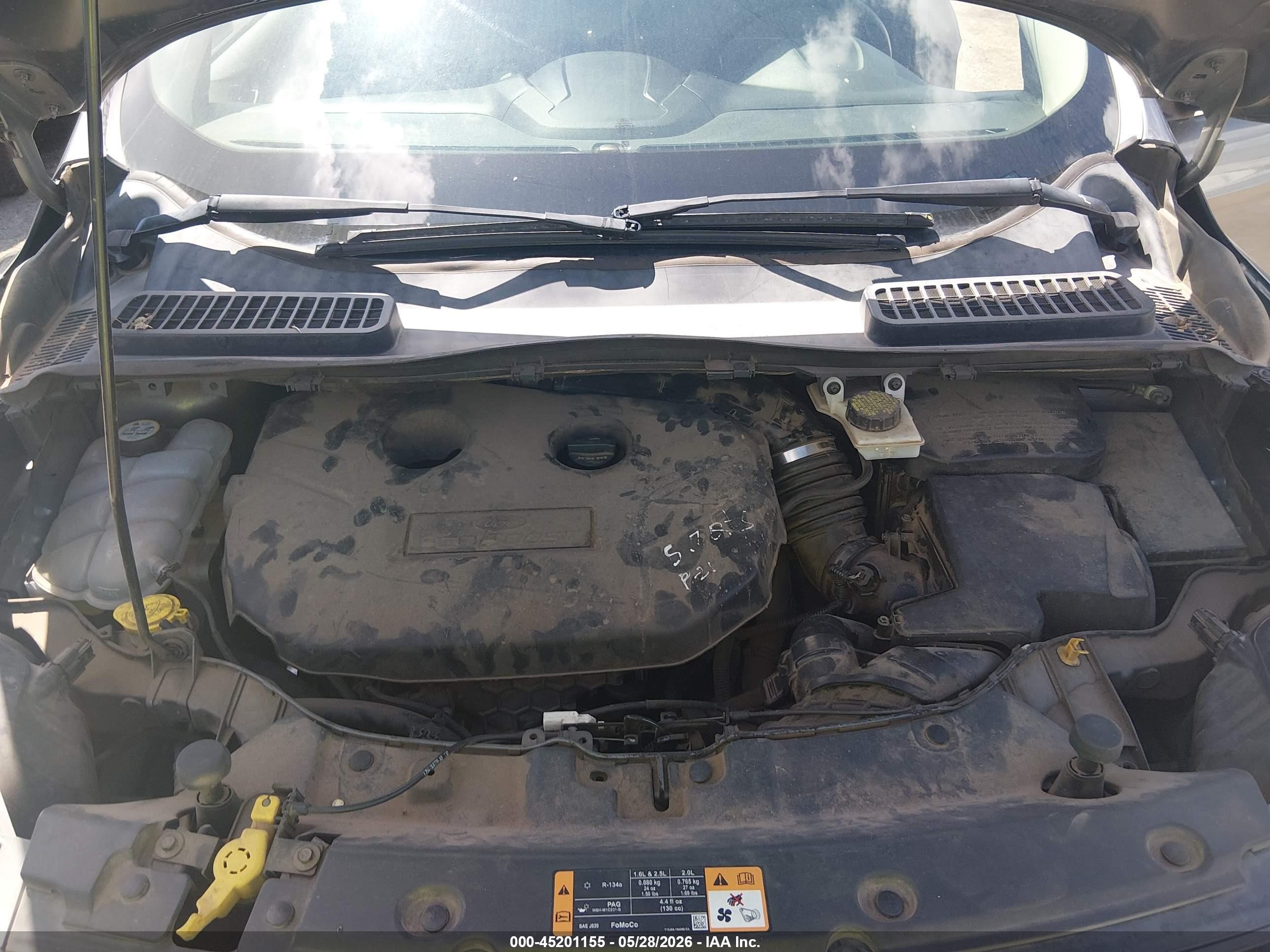 2014 Ford Escape Se Gray vin: 1FMCU0G95EUD73276