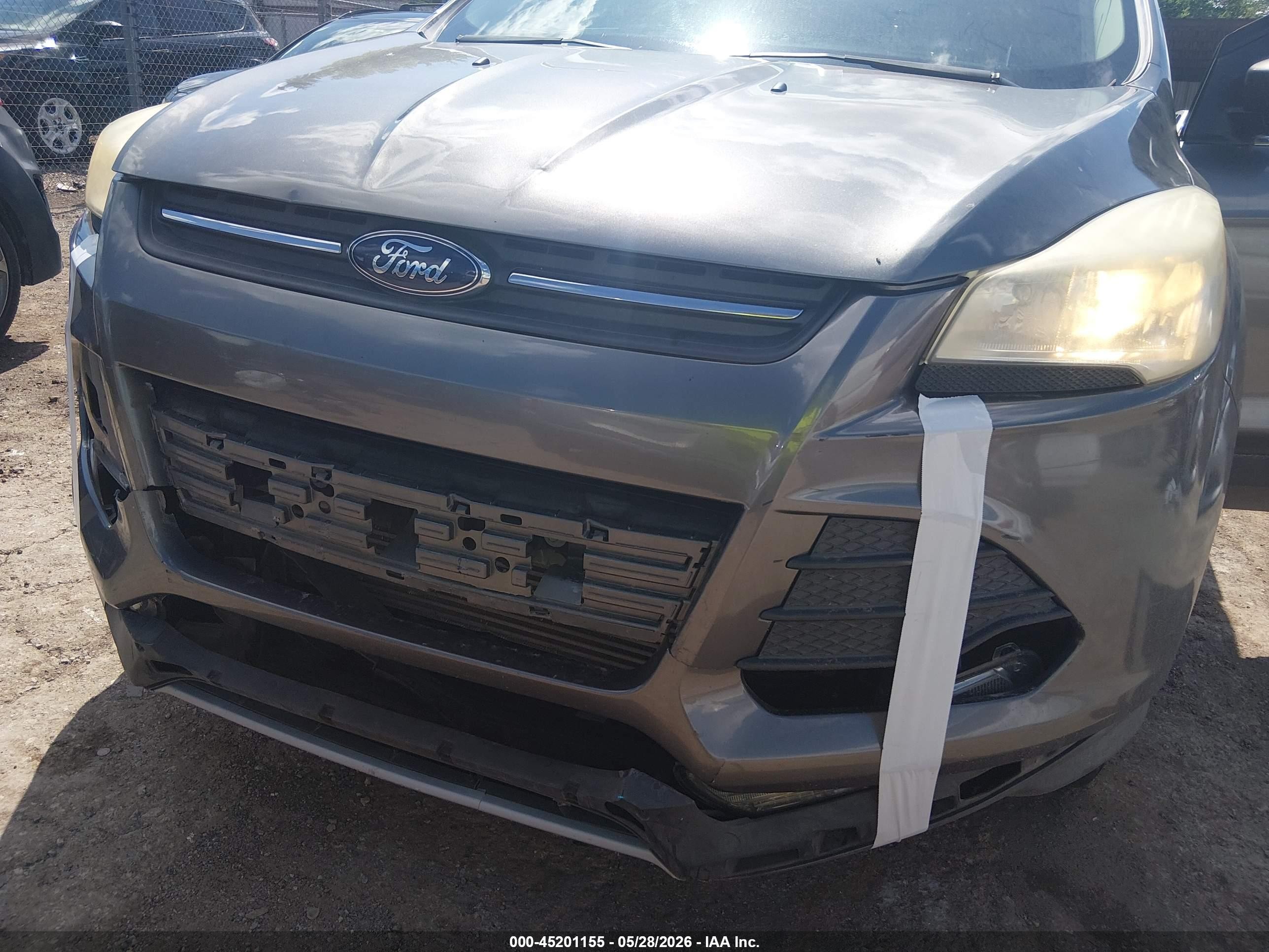 2014 Ford Escape Se Gray vin: 1FMCU0G95EUD73276