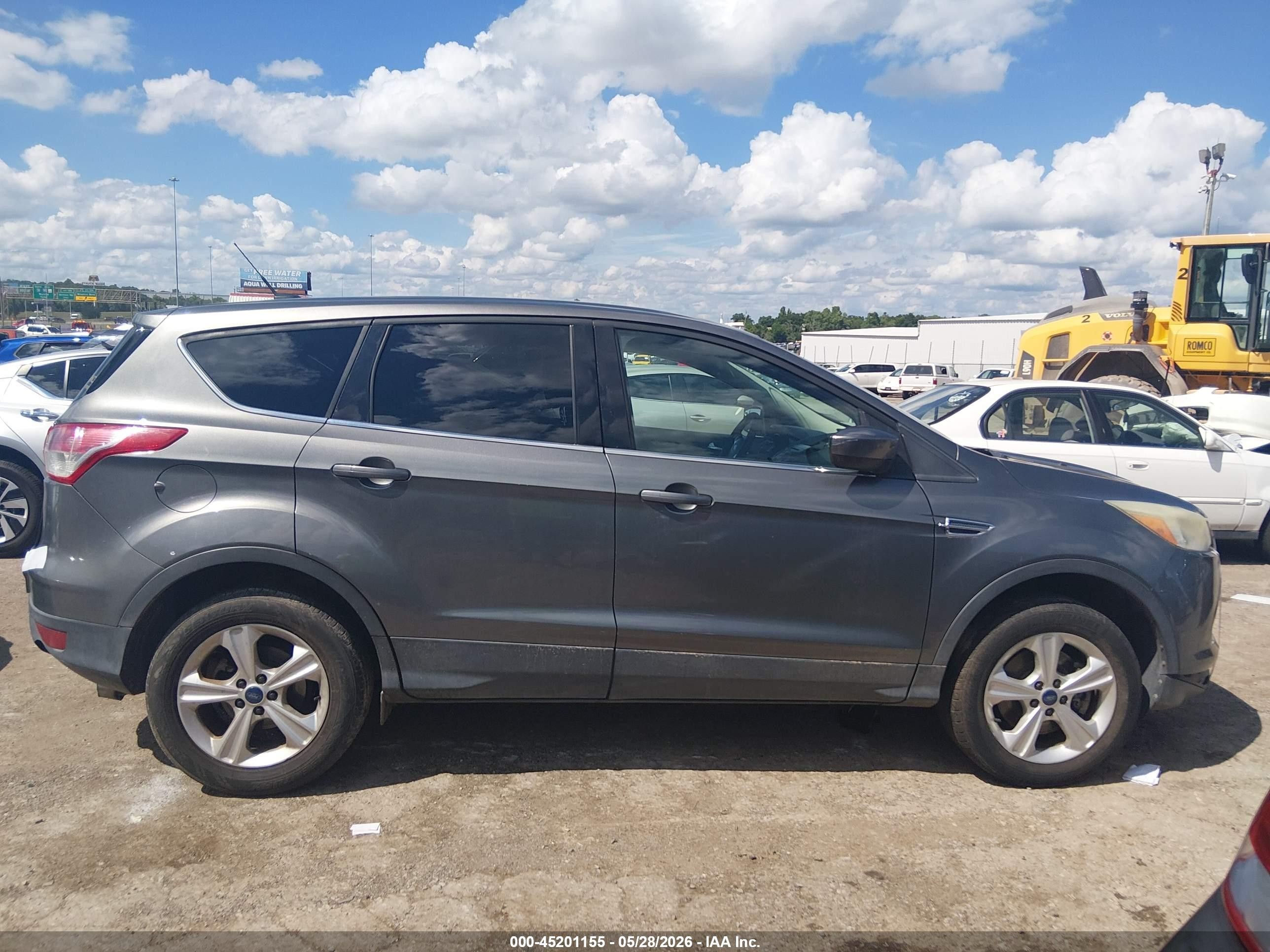 2014 Ford Escape Se Gray vin: 1FMCU0G95EUD73276