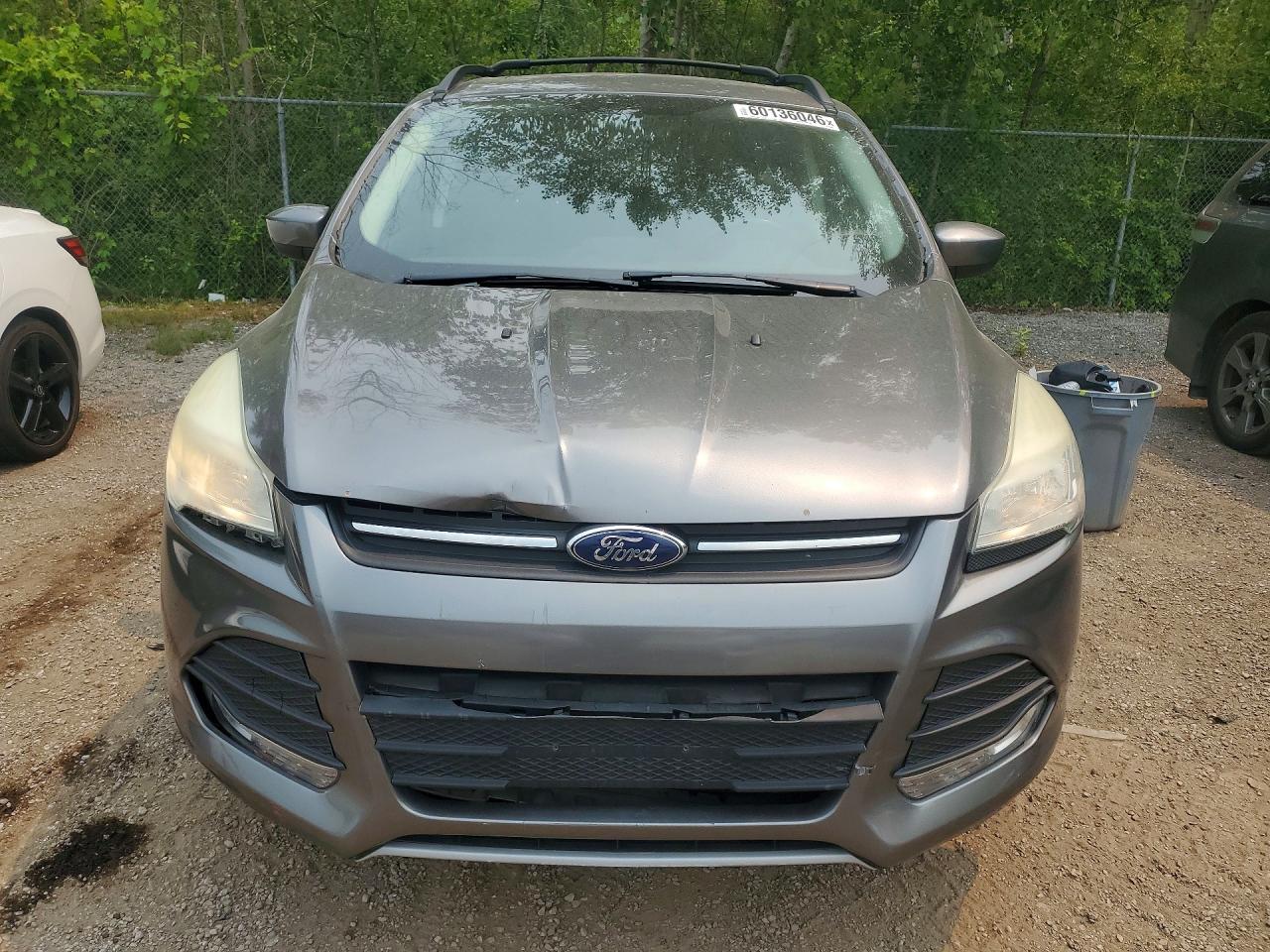 2014 Ford Escape Se Gray vin: 1FMCU0G95EUE42662