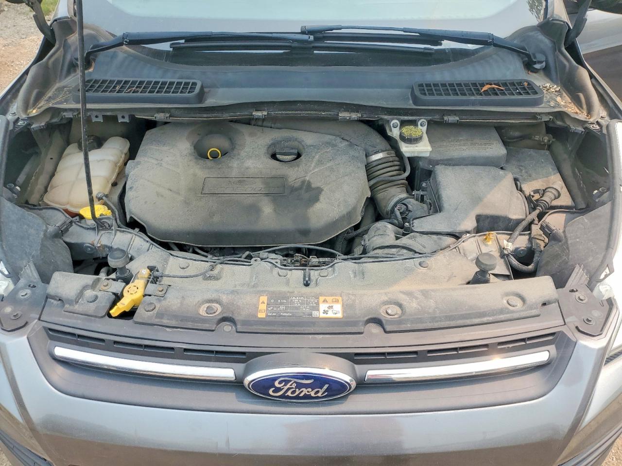2014 Ford Escape Se Gray vin: 1FMCU0G95EUE42662