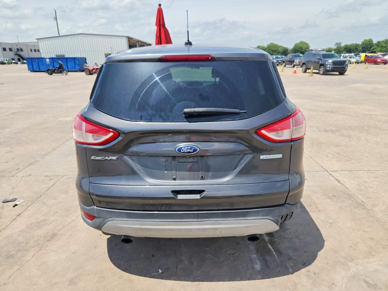 2015 Ford Escape Se Gray vin: 1FMCU0G95FUA10901