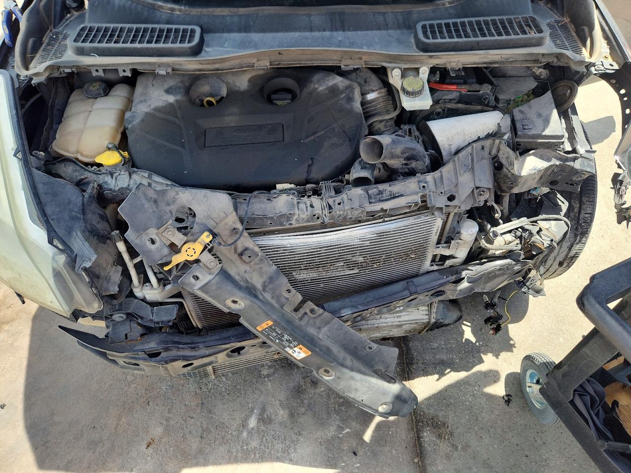 2015 Ford Escape Se Gray vin: 1FMCU0G95FUA10901