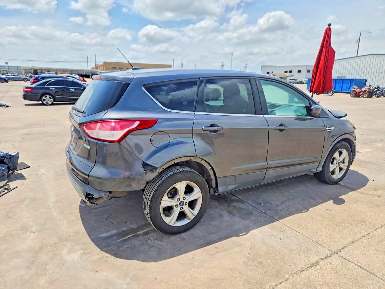 2015 Ford Escape Se Gray vin: 1FMCU0G95FUA10901