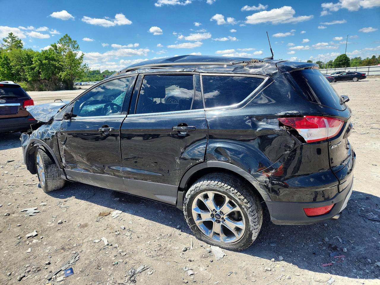 2015 Ford Escape Se Black vin: 1FMCU0G95FUA27696