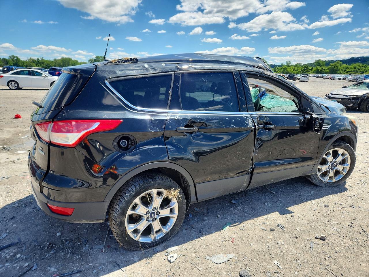 2015 Ford Escape Se Black vin: 1FMCU0G95FUA27696