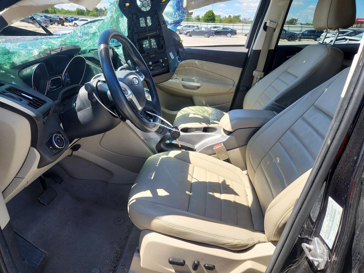 2015 Ford Escape Se Black vin: 1FMCU0G95FUA27696
