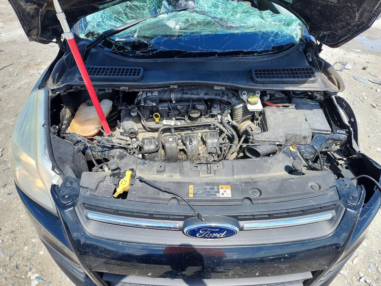 2015 Ford Escape Se Black vin: 1FMCU0G95FUA27696