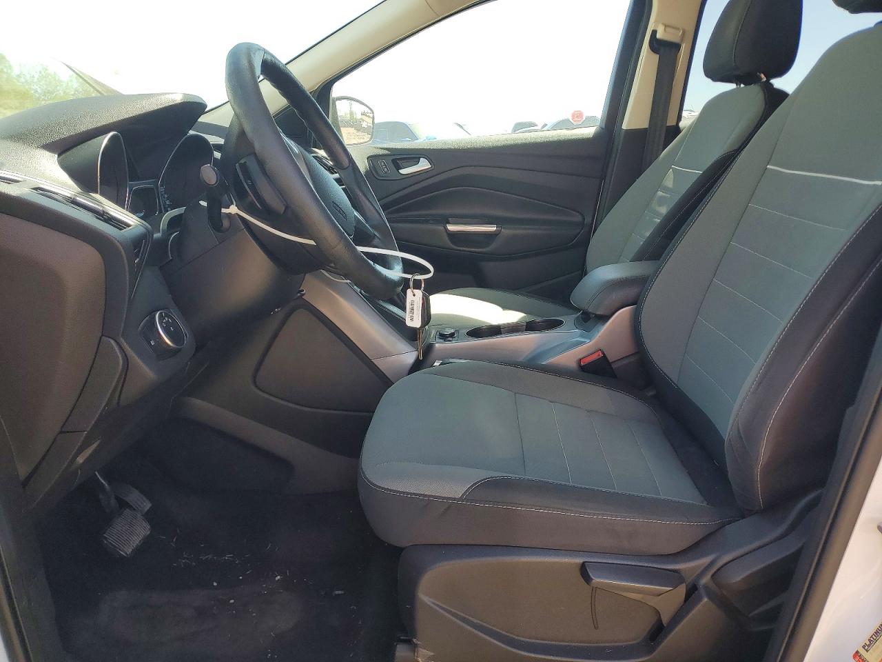 2015 Ford Escape Se White vin: 1FMCU0G95FUB76285