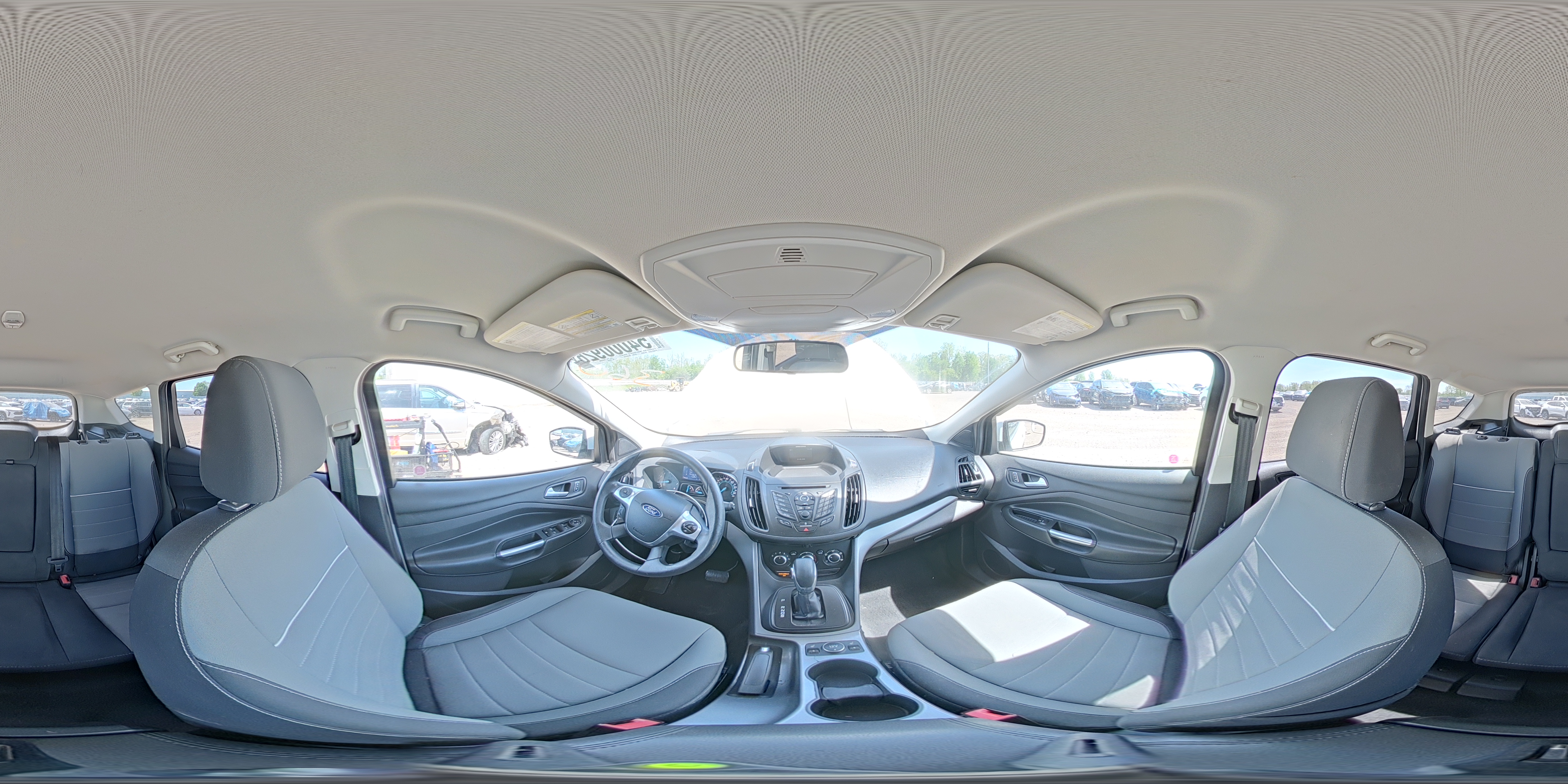 2015 Ford Escape Se White vin: 1FMCU0G95FUB76285