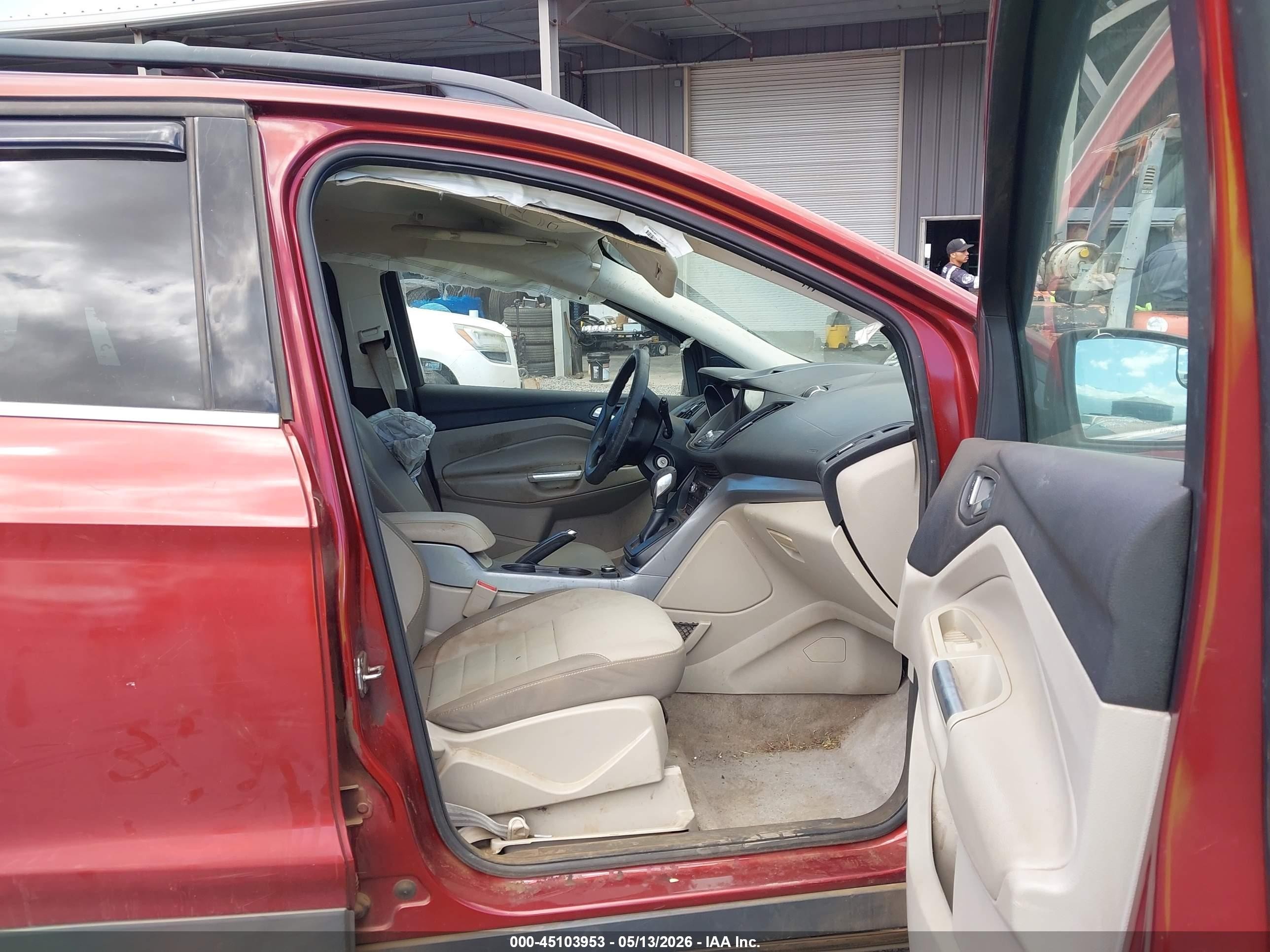 2015 Ford Escape Se Red vin: 1FMCU0G95FUB96116