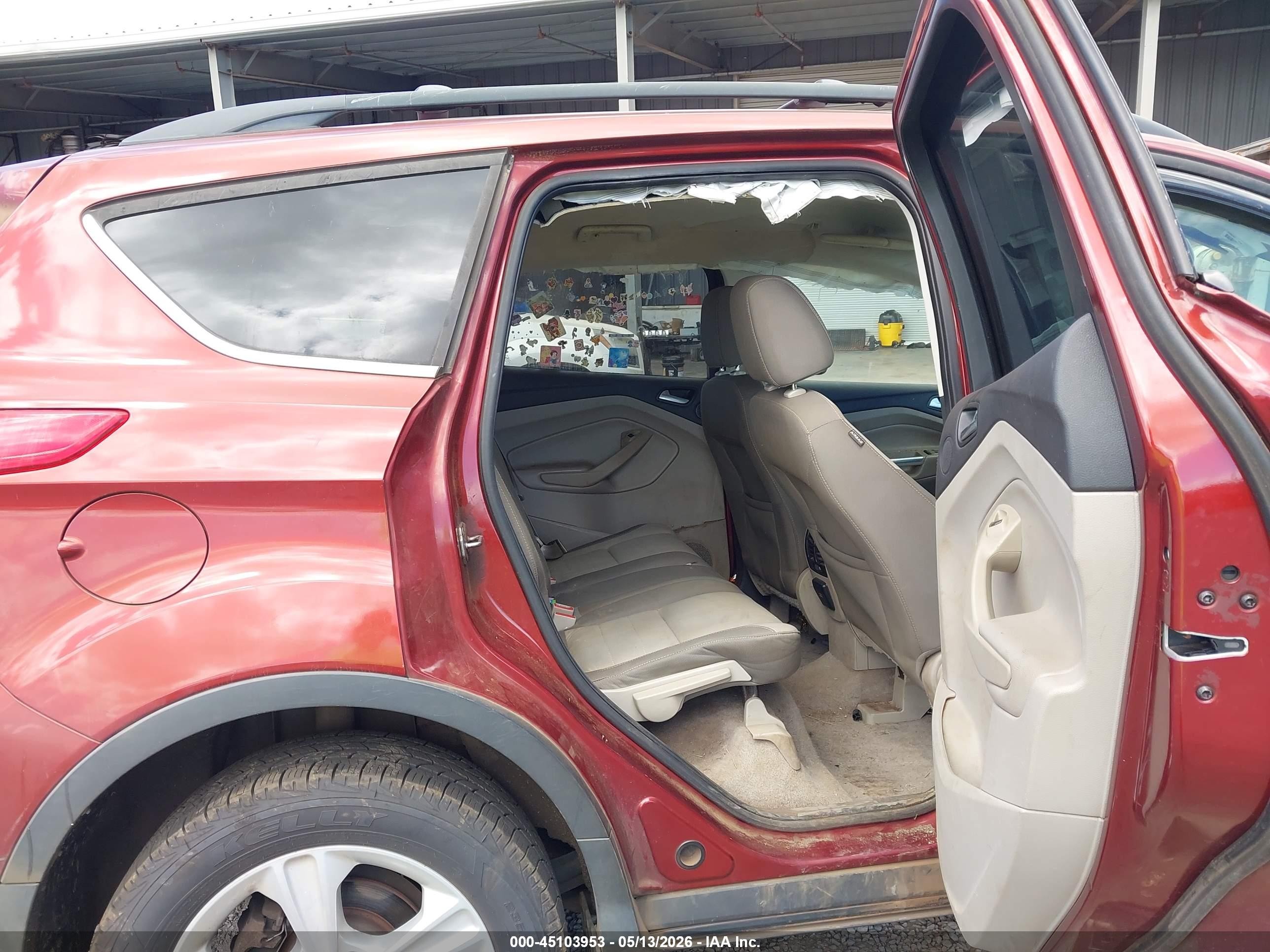2015 Ford Escape Se Red vin: 1FMCU0G95FUB96116