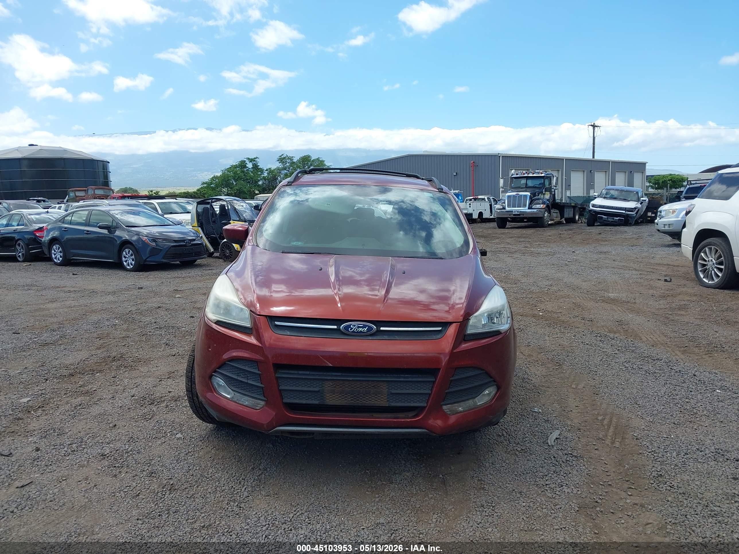 2015 Ford Escape Se Red vin: 1FMCU0G95FUB96116