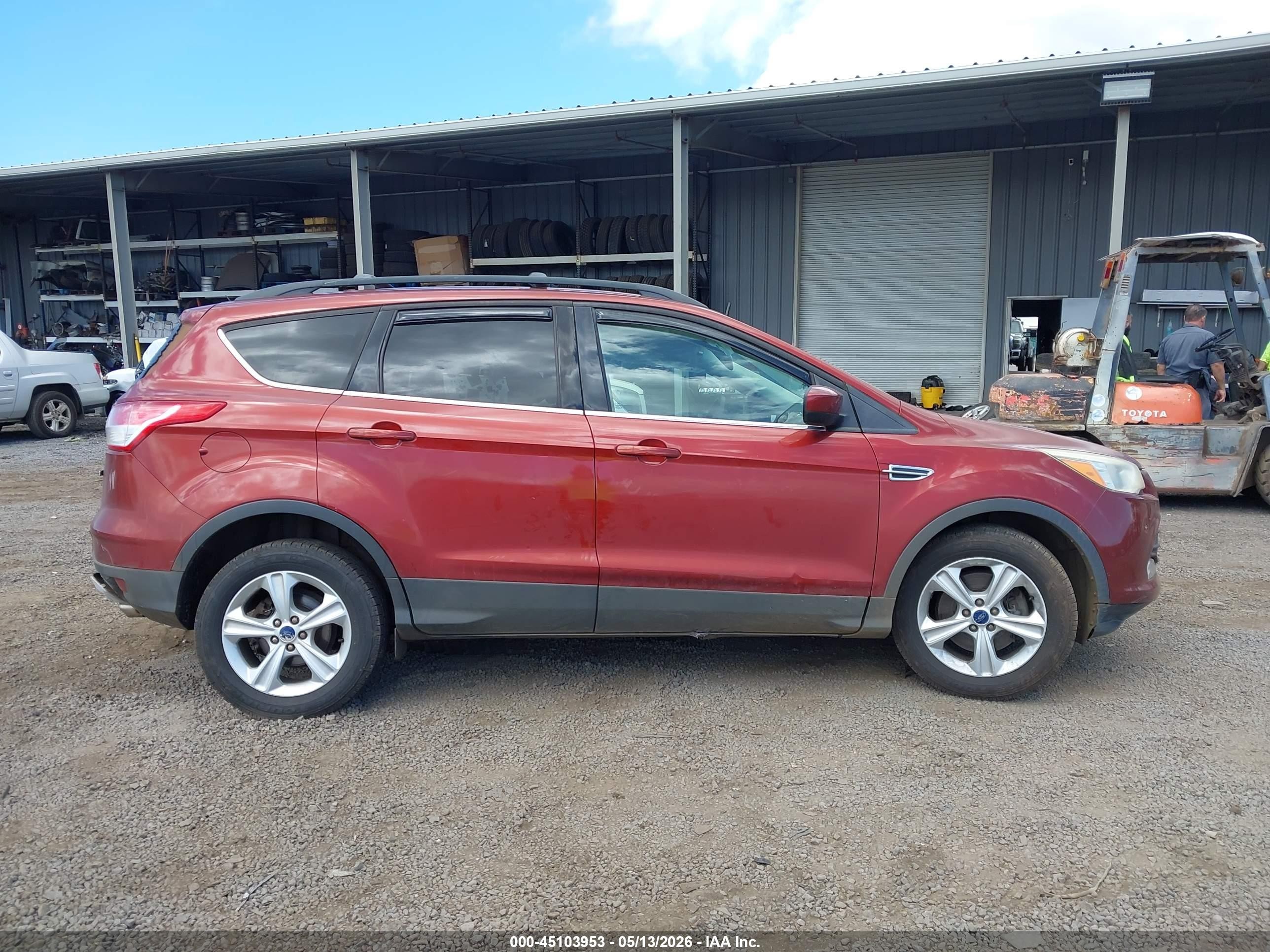 2015 Ford Escape Se Red vin: 1FMCU0G95FUB96116